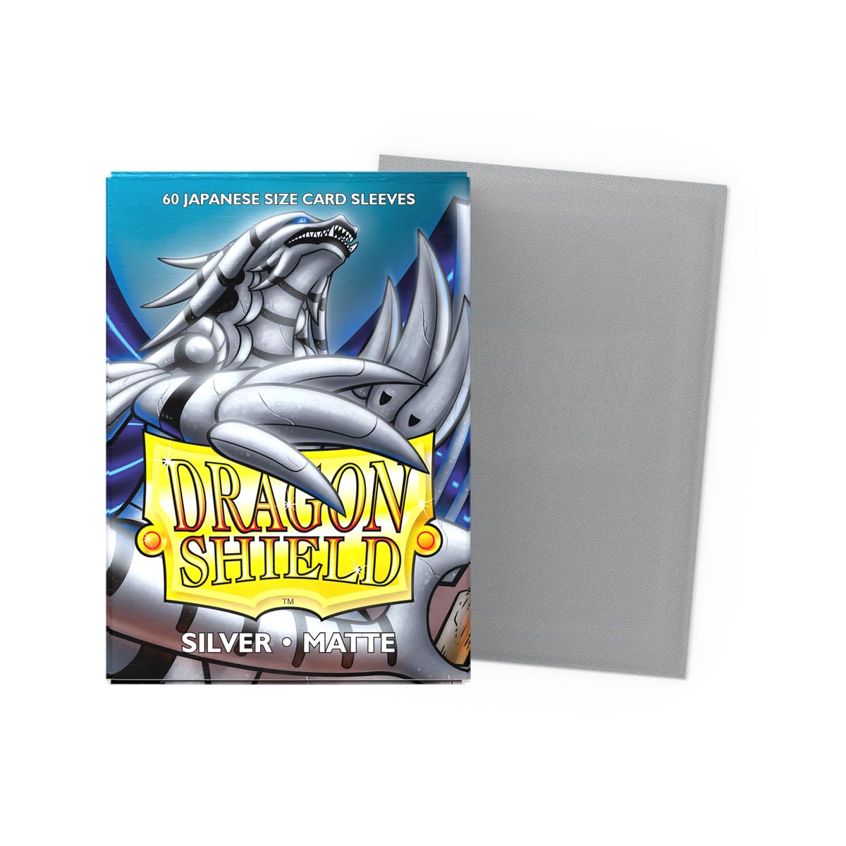 Dragon Shield Matte japanische Silber-Kartenhüllen - Arcane Tinman AT-11108 (60er-Pack) 5