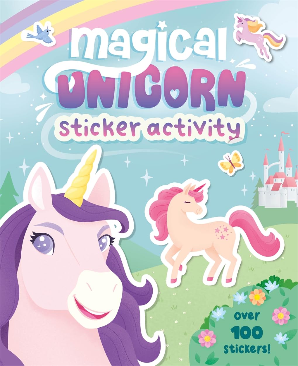 Igloo Books Magical Unicorns Sticker Activity Book with Over 100 Stickers | Ages 4-6