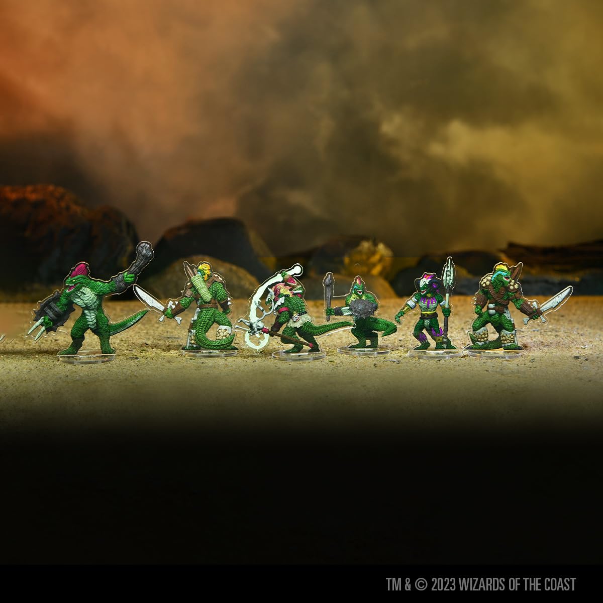WizKids D&amp;D Idols of the Realms: Reptile Den Scales &amp; Tails 2D-Miniaturen 5