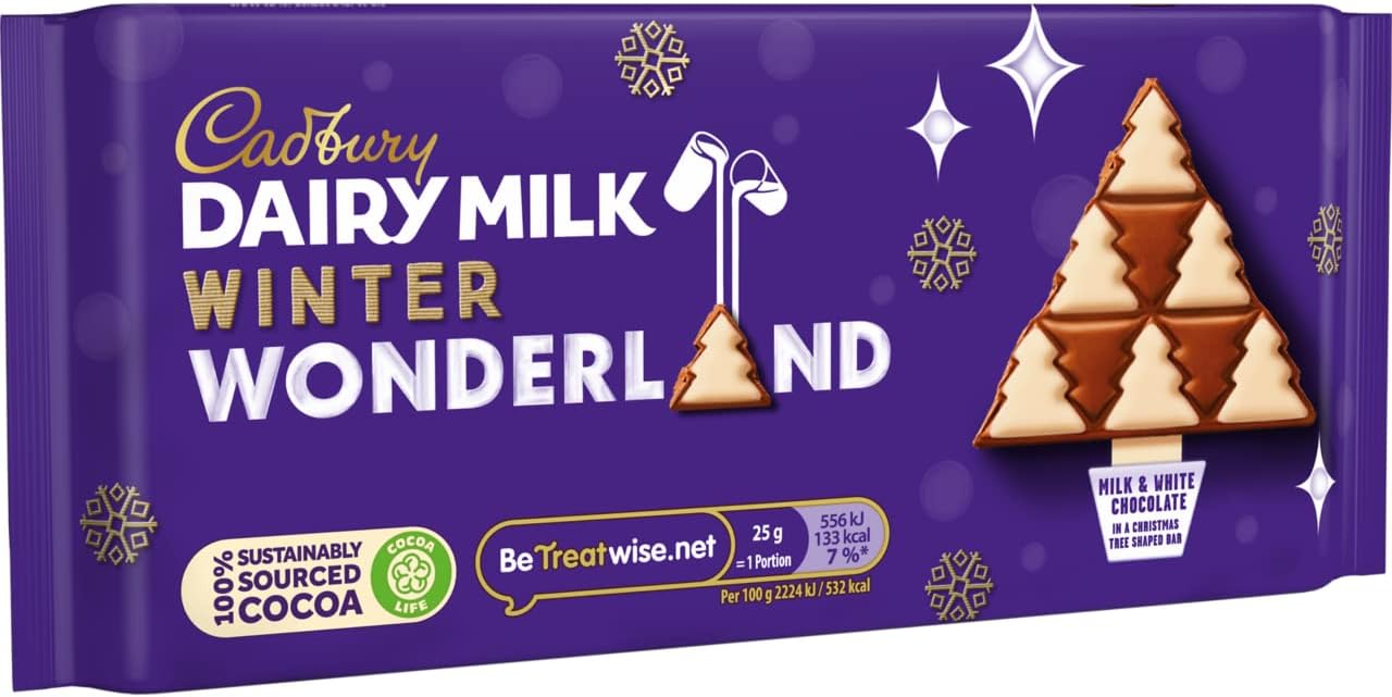 Cadbury Dairy Milk Winter Wonderland Chocolate Bar - 100g 5