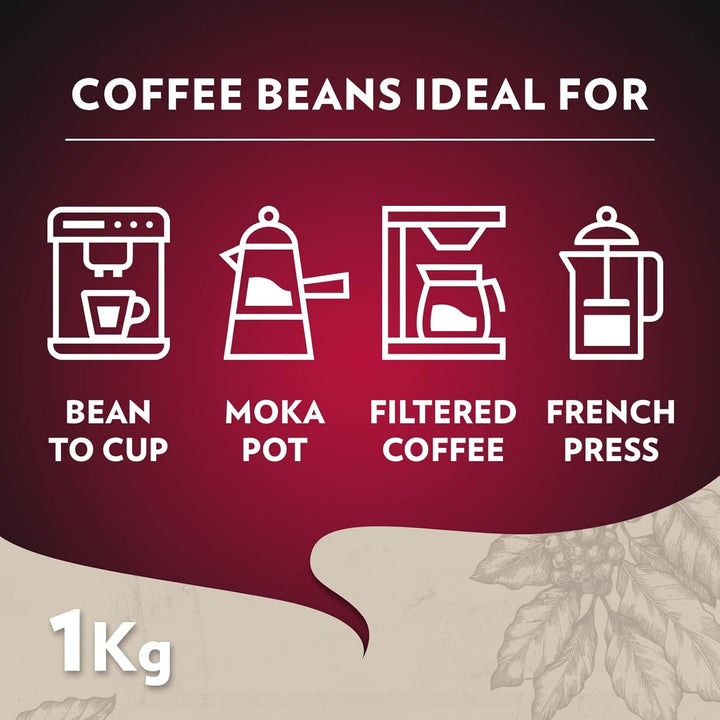 Lavazza Espresso Aromatico - 1 kg Light Roast Whole Bean Coffee