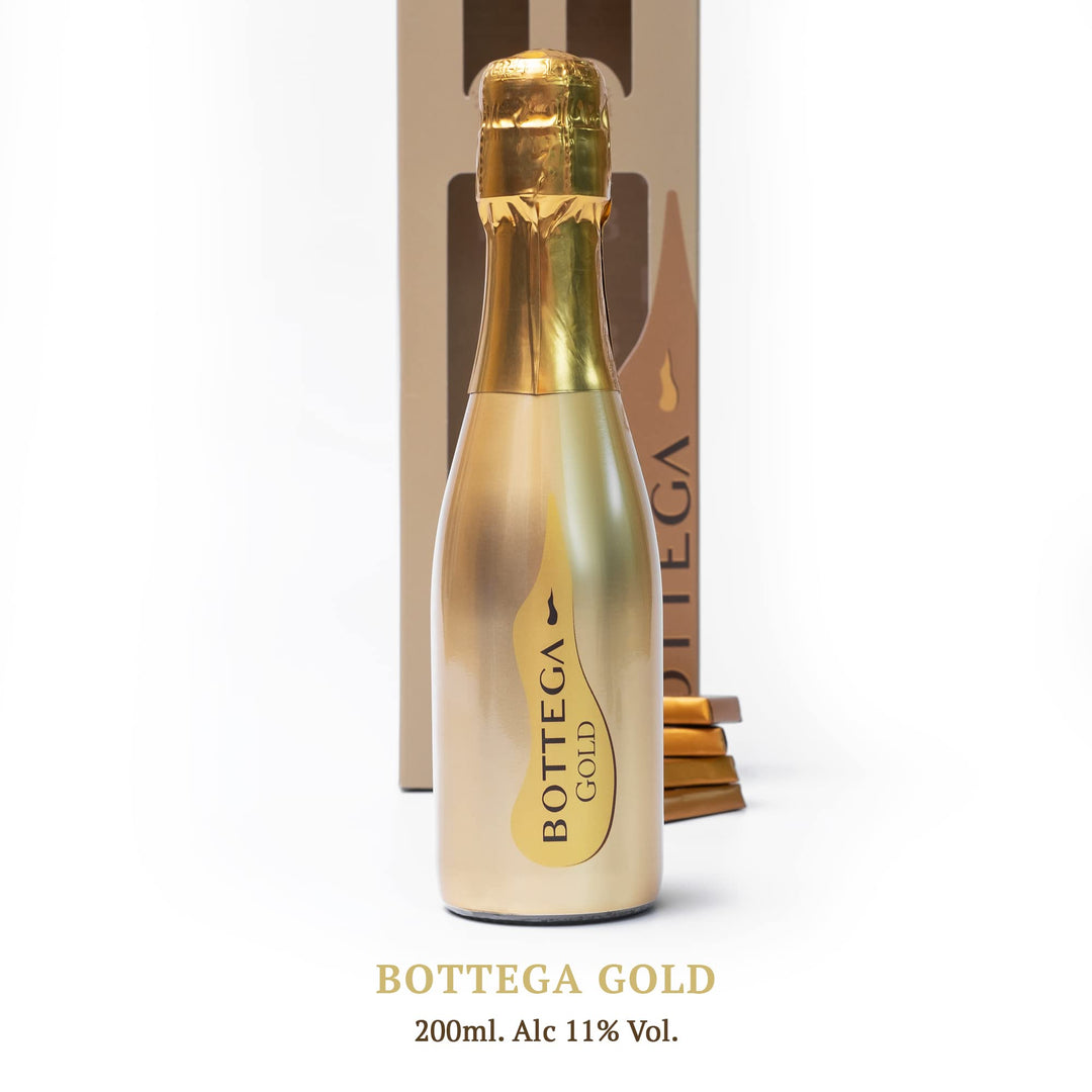 Bottega Gold & Godiva Prosecco Gift Set (200ml + 4x Chocolates)