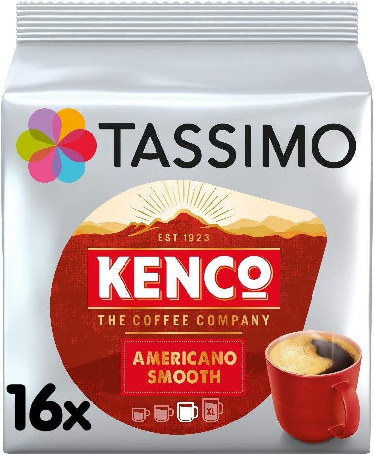 Tassimo Kenco Americano Smooth Coffee Pods (Pack of 16 T DISCs) - 5 Packs (80 Capsules Total) 6