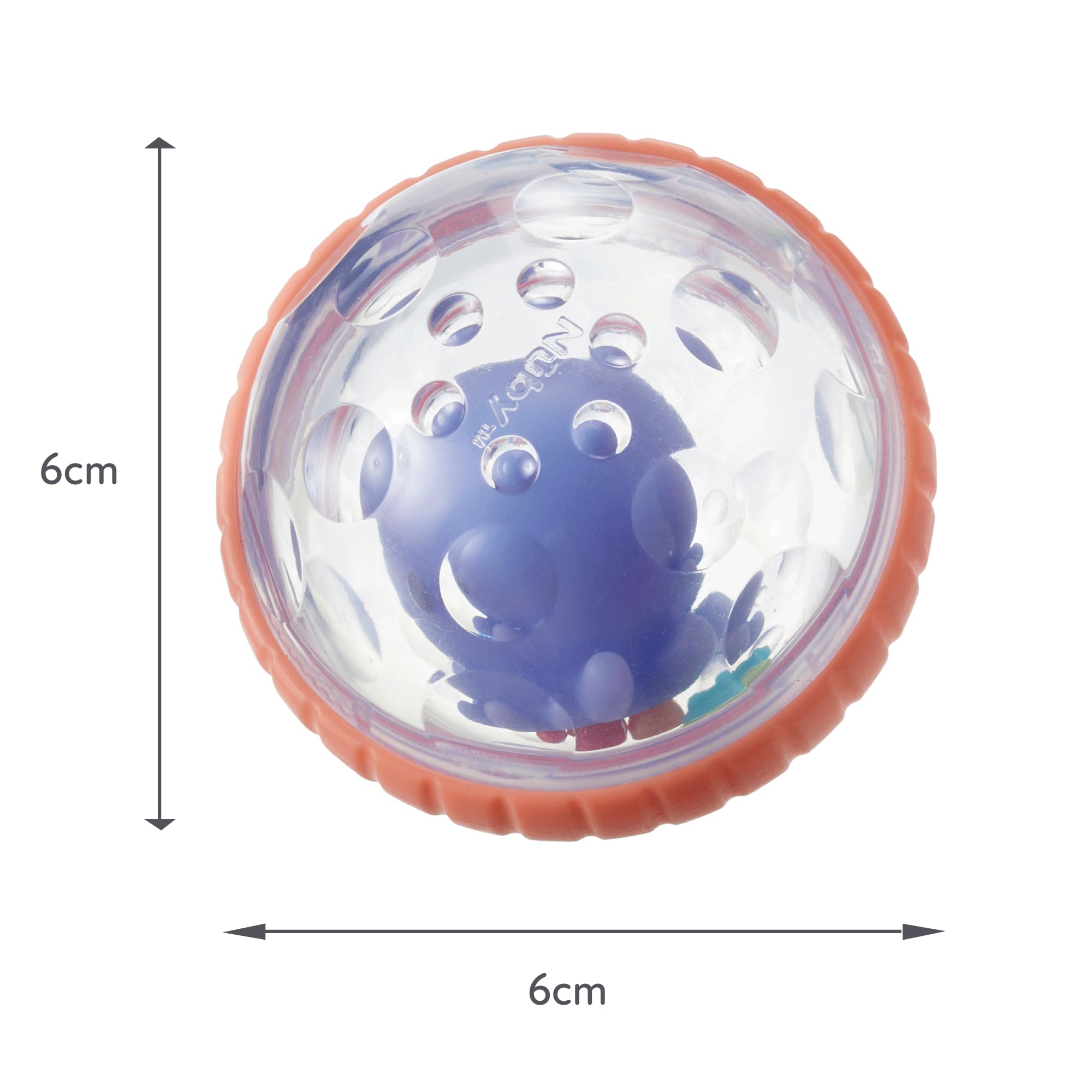 Nuby Floating Bubbly Buds Bath Toy Set | Sensory Play | Easy to Hold | Ages 6M+ 6