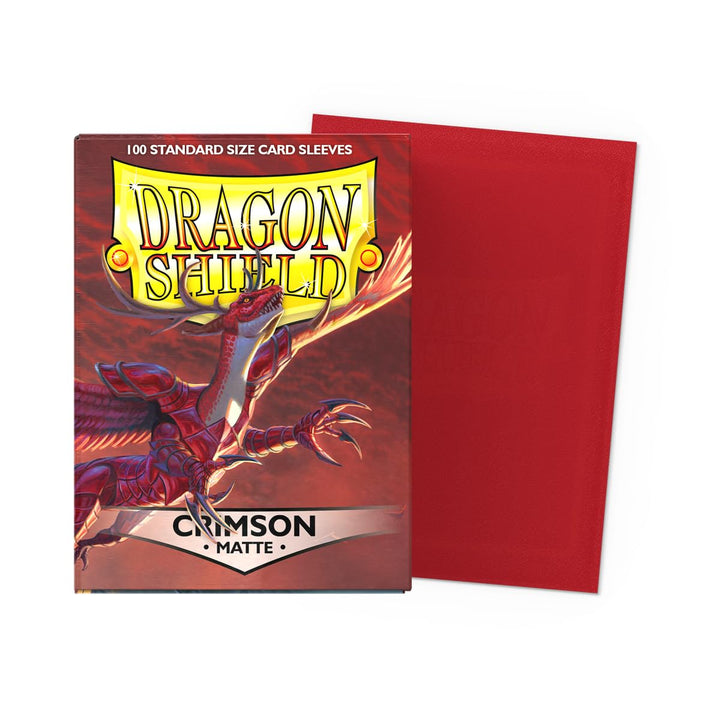 Arcane Tinmen Dragon Shield Matte Crimson 100 Card Sleeves
