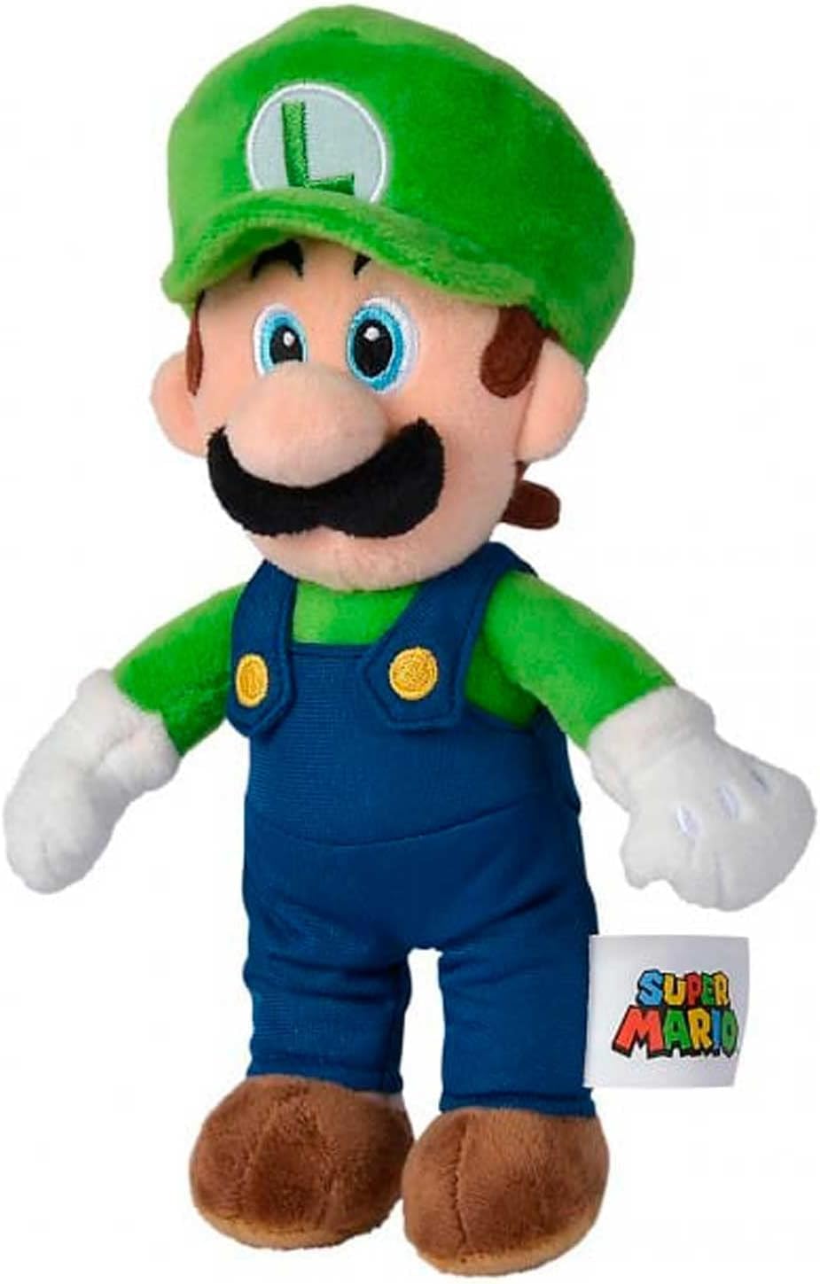 Simba Super Mario Bros Luigi Plush Toy - 20 cm, Soft Polyester, Unisex Children 1