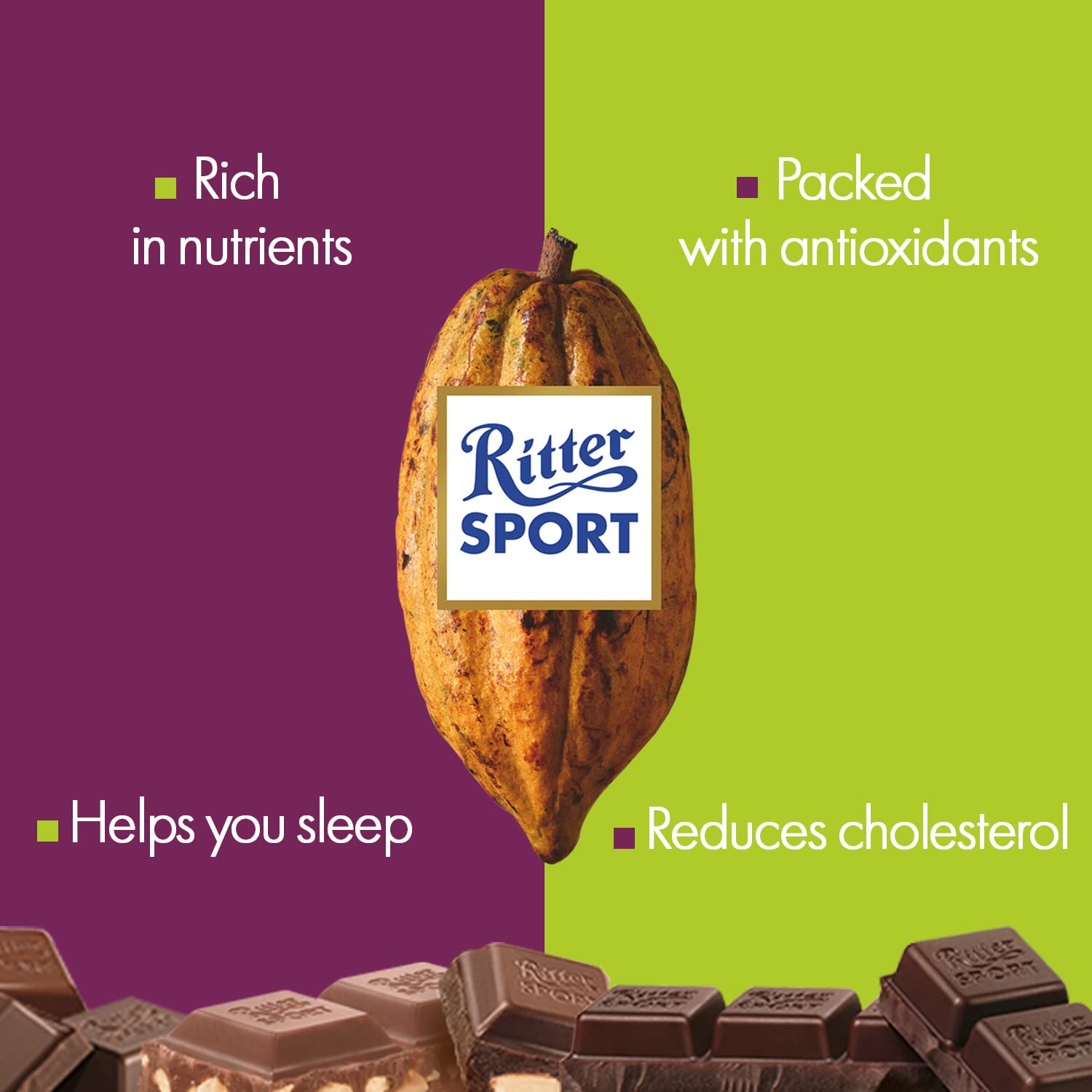 Ritter Sport Nut Selection Honey Salted Almonds, 100g 5
