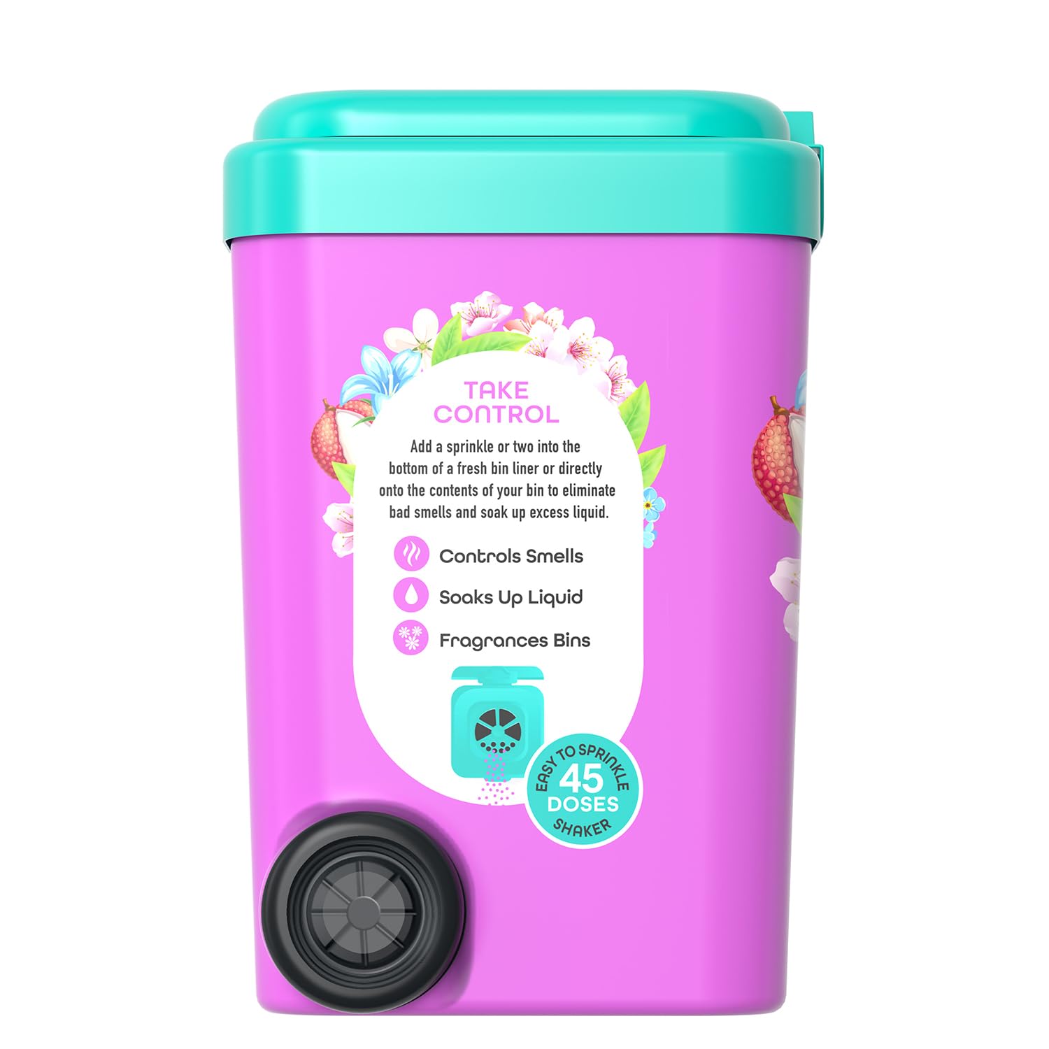 Bin Buddy Fresh Spring Blossom Powder - Deodoriser for Bins | 450g | Indoor & Outdoor Use 4
