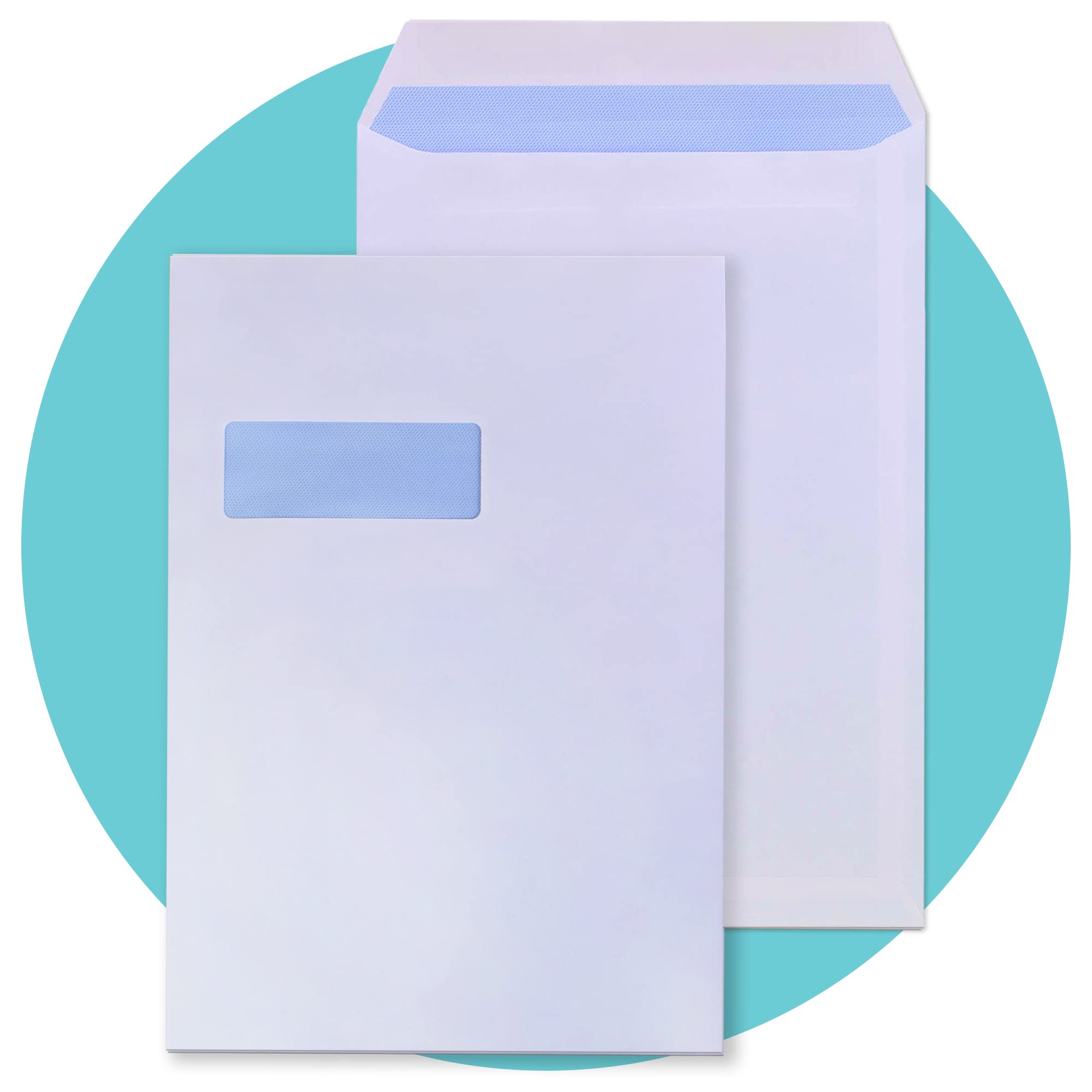 Triplast C4 Window Self Seal Security Envelopes - Pack of 20 | 90 gsm | Made in UK