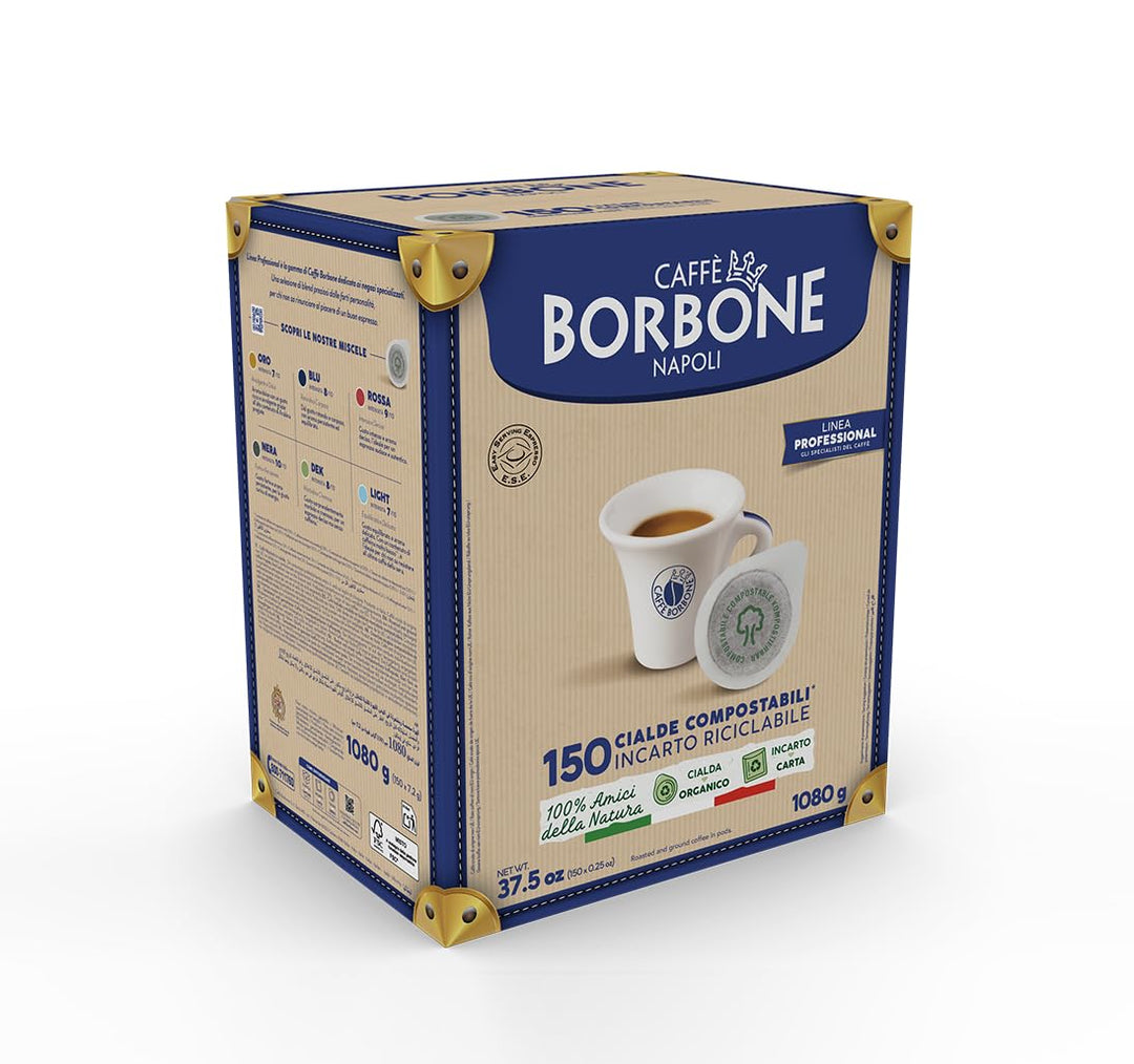 Caffè Borbone Red Coffee Blend - 150 Compostable ESE® Pods (44 mm)