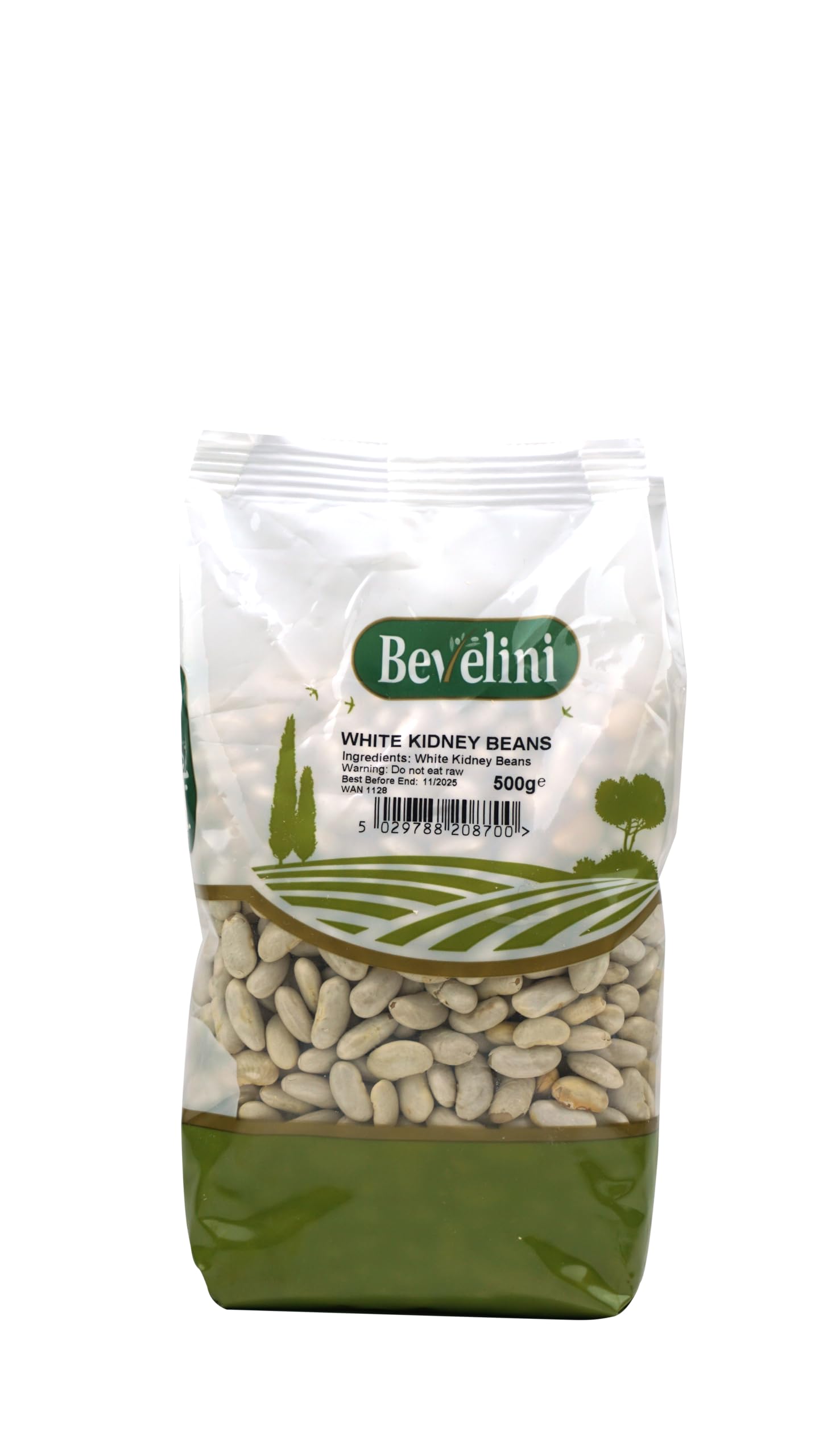 Bevelini White Kidney Beans - High Protein & Fibre | 500g Pack | Gluten Free 1