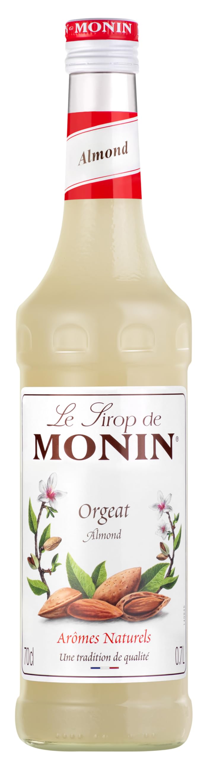 Monin Premium Almond Orgeat Syrup - 700ml | Vegan, Natural Flavours