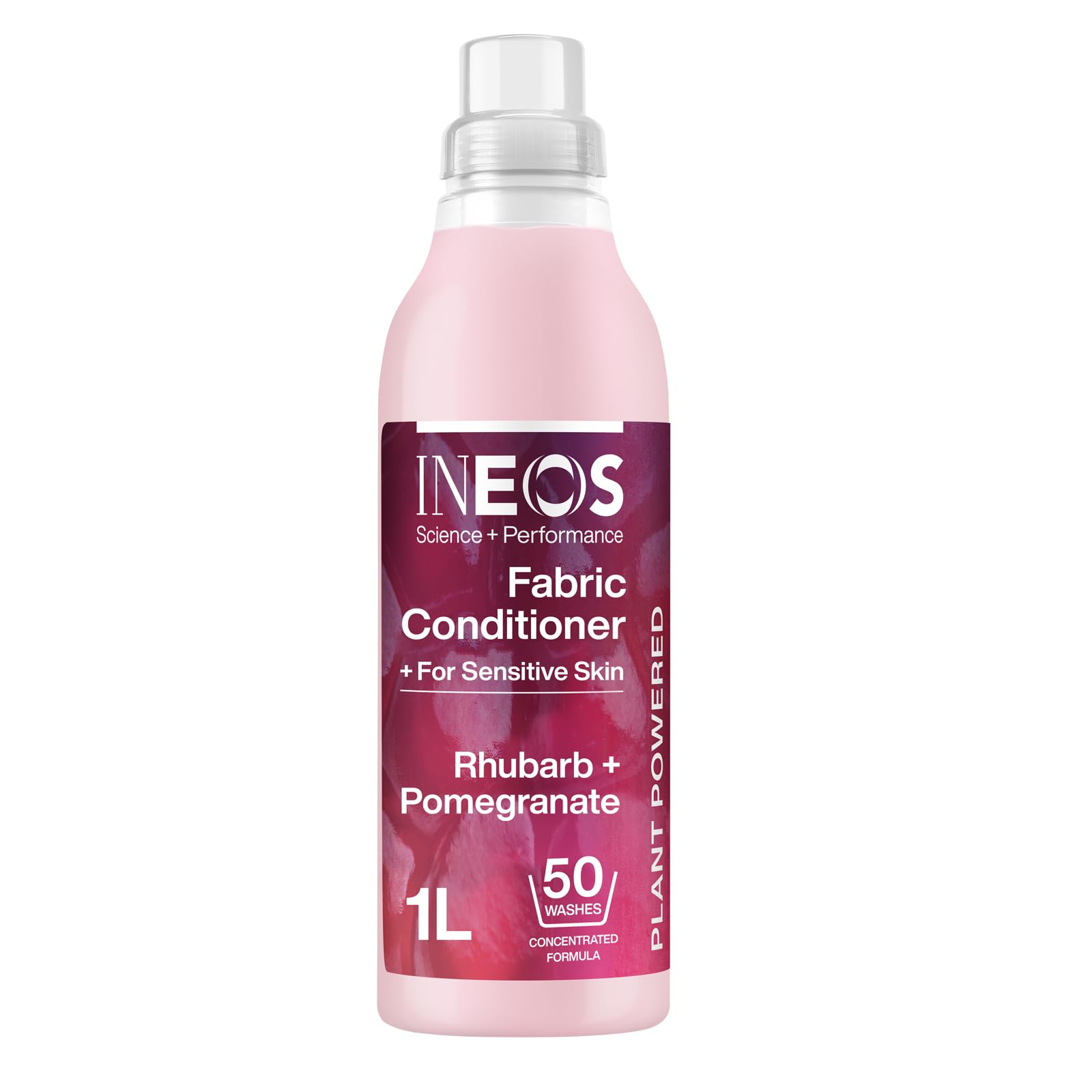 Ineos Next-Gen Long Lasting Fabric Conditioner Rhubarb + Pomegranate | 1 Litre | 100 Washes 1