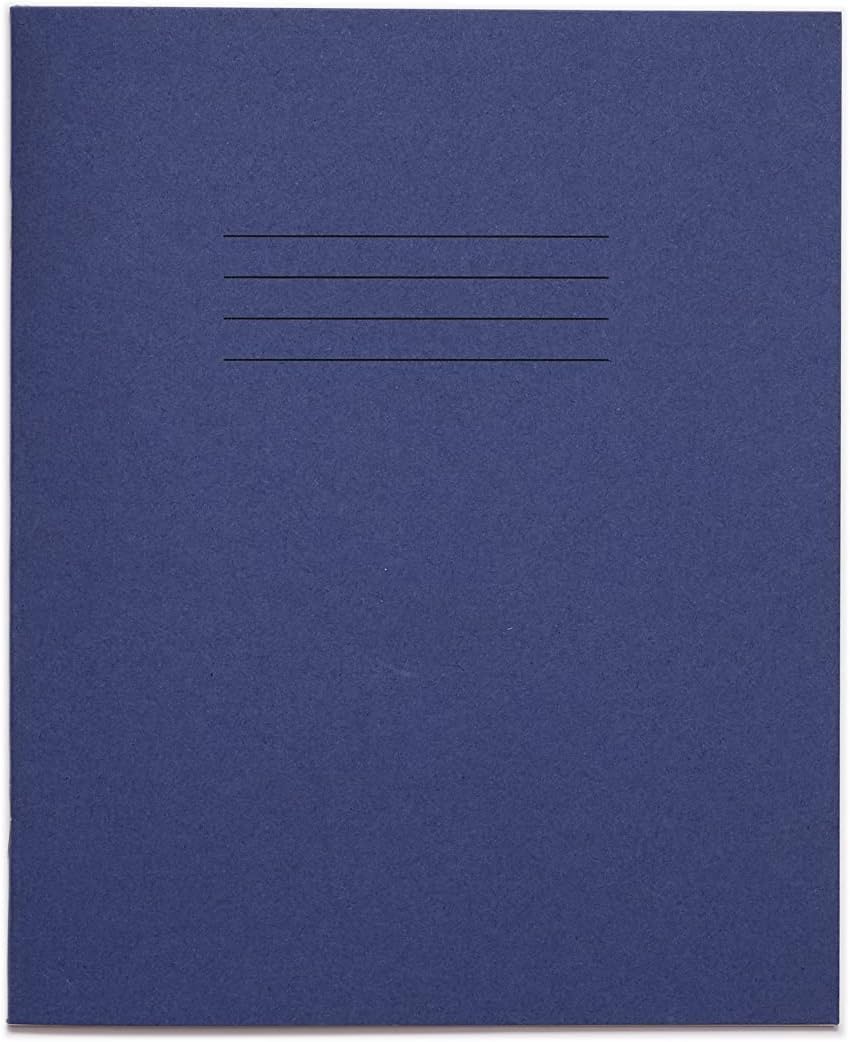 Rhino Composition Notebooks - 8 x 6.5 Inch, 48-Page, 12mm Lined, Dark Blue Cover, 10-Pack