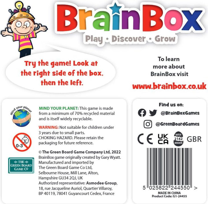 BrainBox Let's Learn French (2022) Card Game
