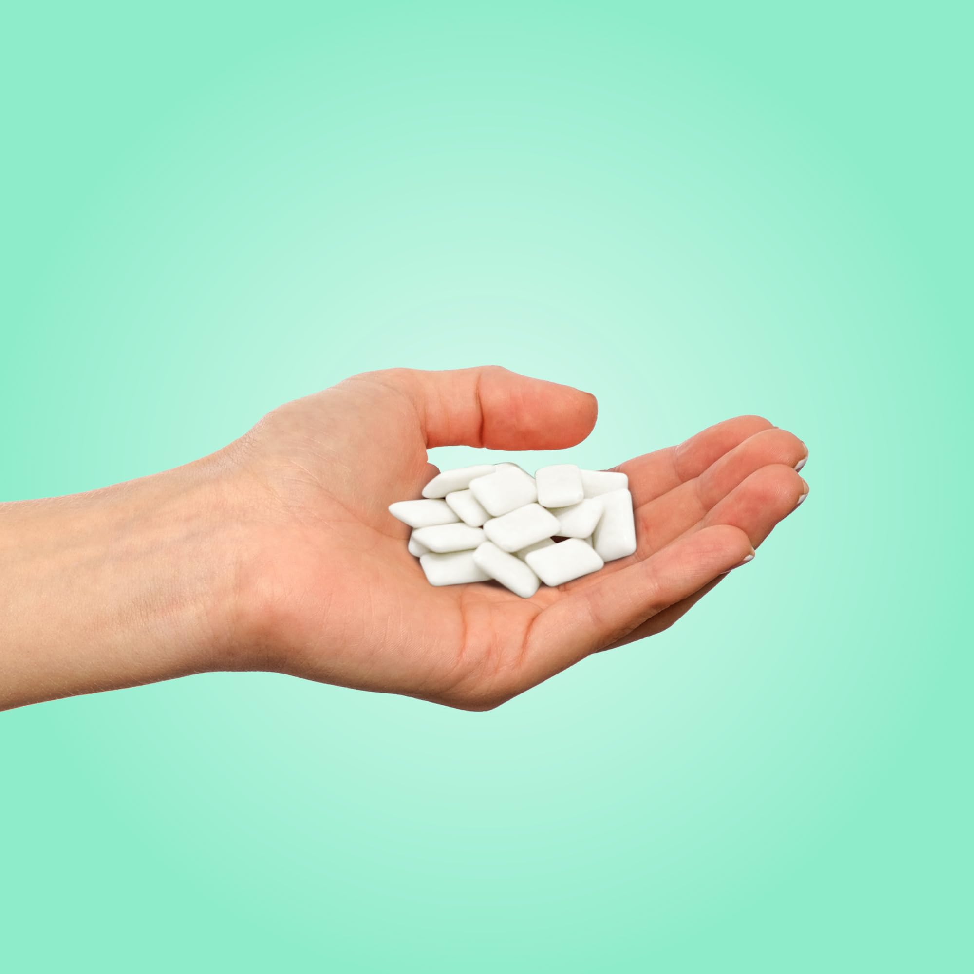 PUR - Natürliche Schoko-Minze-Kaugummis ohne Zucker (55 Stück, 3er Pack) 3