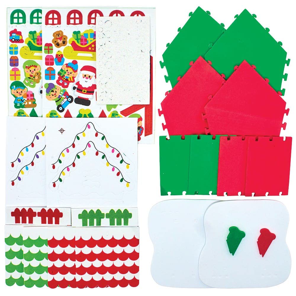 Baker Ross FX281 Santa's Workshop Craft Kit - Pack of 2 Christmas Decoration Kits 3