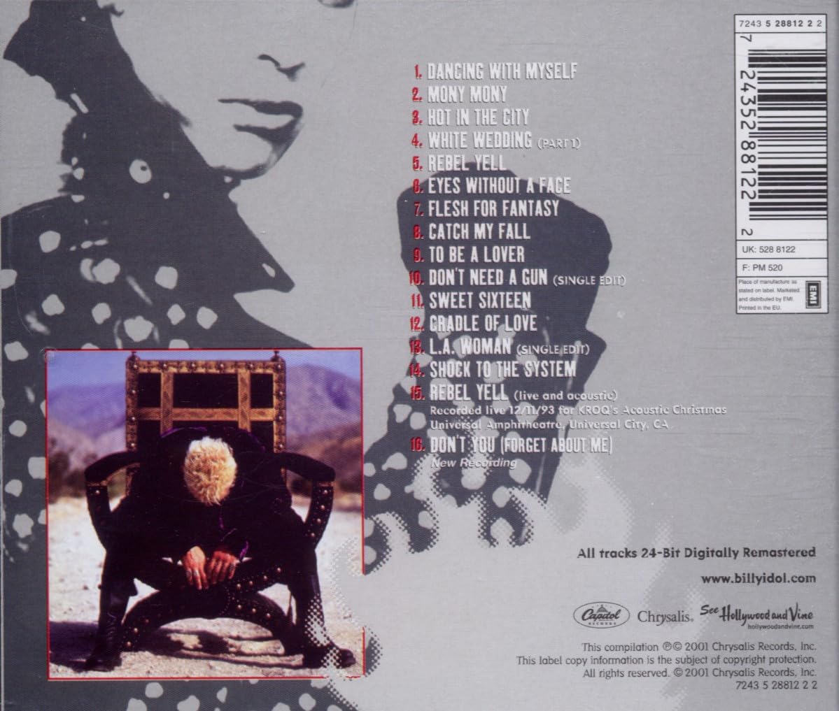 Billy Idol - Greatest Hits [CD] 2