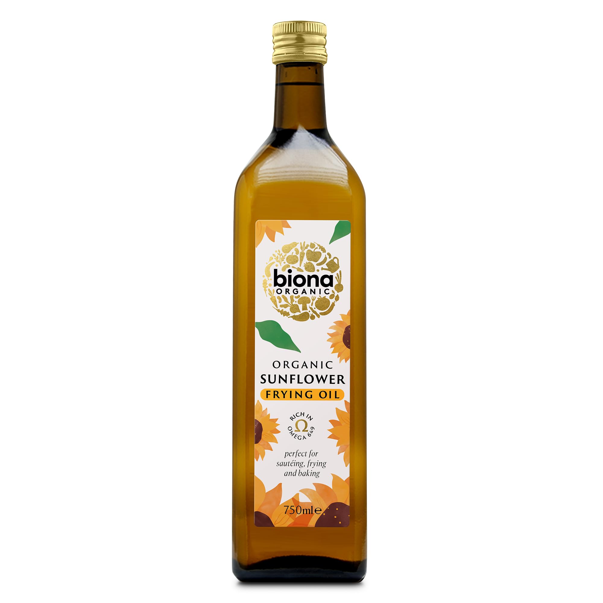 Biona Organic Sunflower Frying Oil 750ml 1