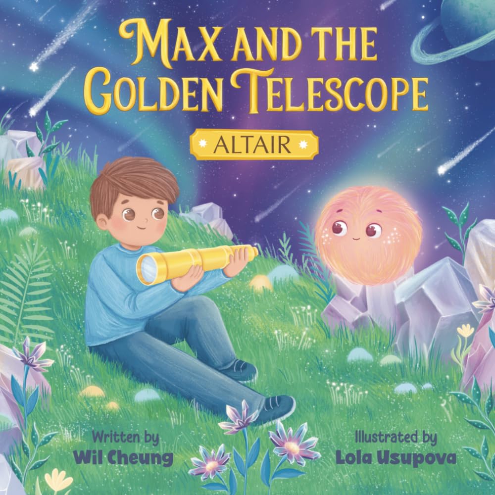 Wil Cheung - Max and the Golden Telescope: Book 1 - Altair | Children's Science Fiction Graphic Novel | Paperback 1