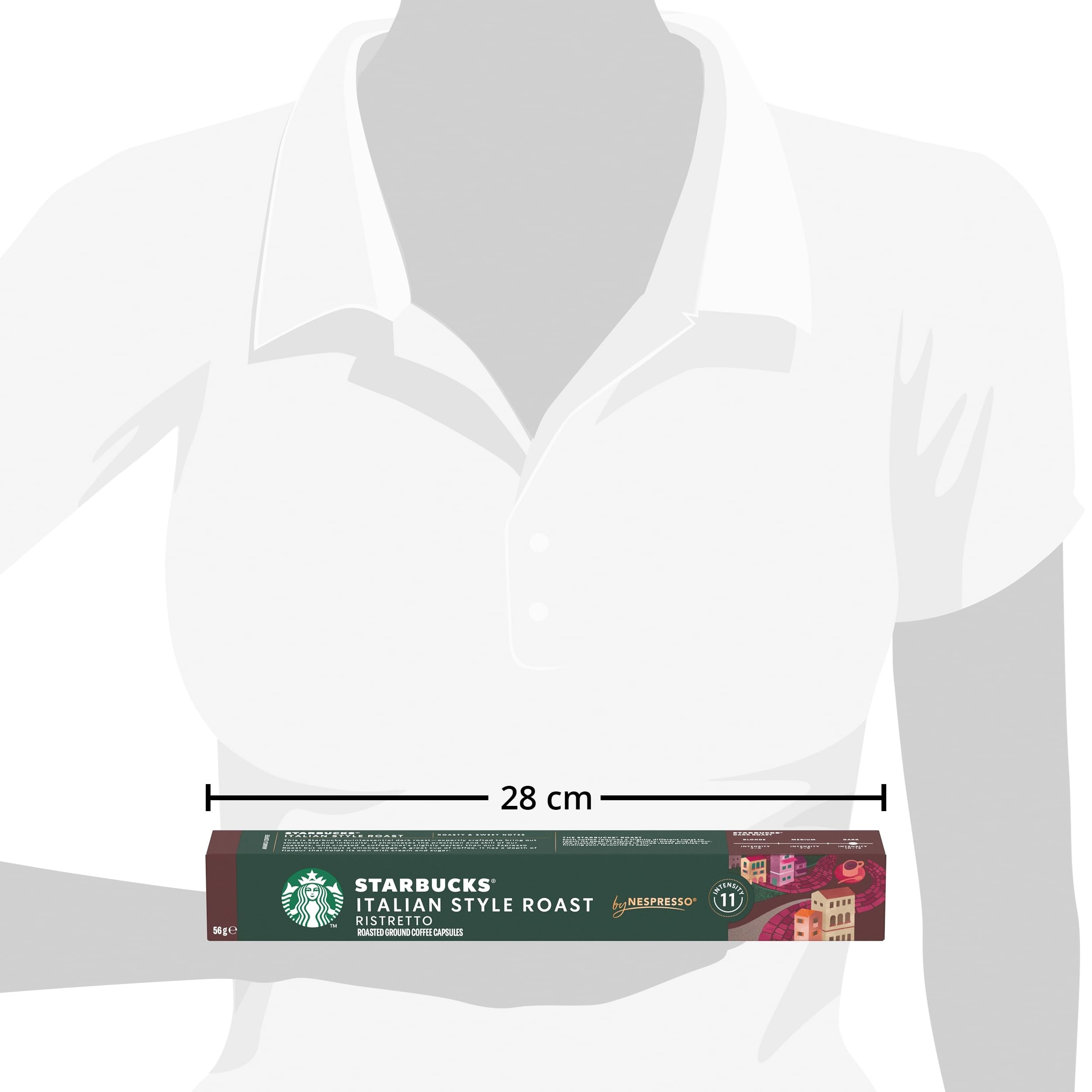 STARBUCKS Italian Style Roast von Nespresso, Dark Roast, 100 % Arabica-Kaffeekapseln, 6er-Pack 3