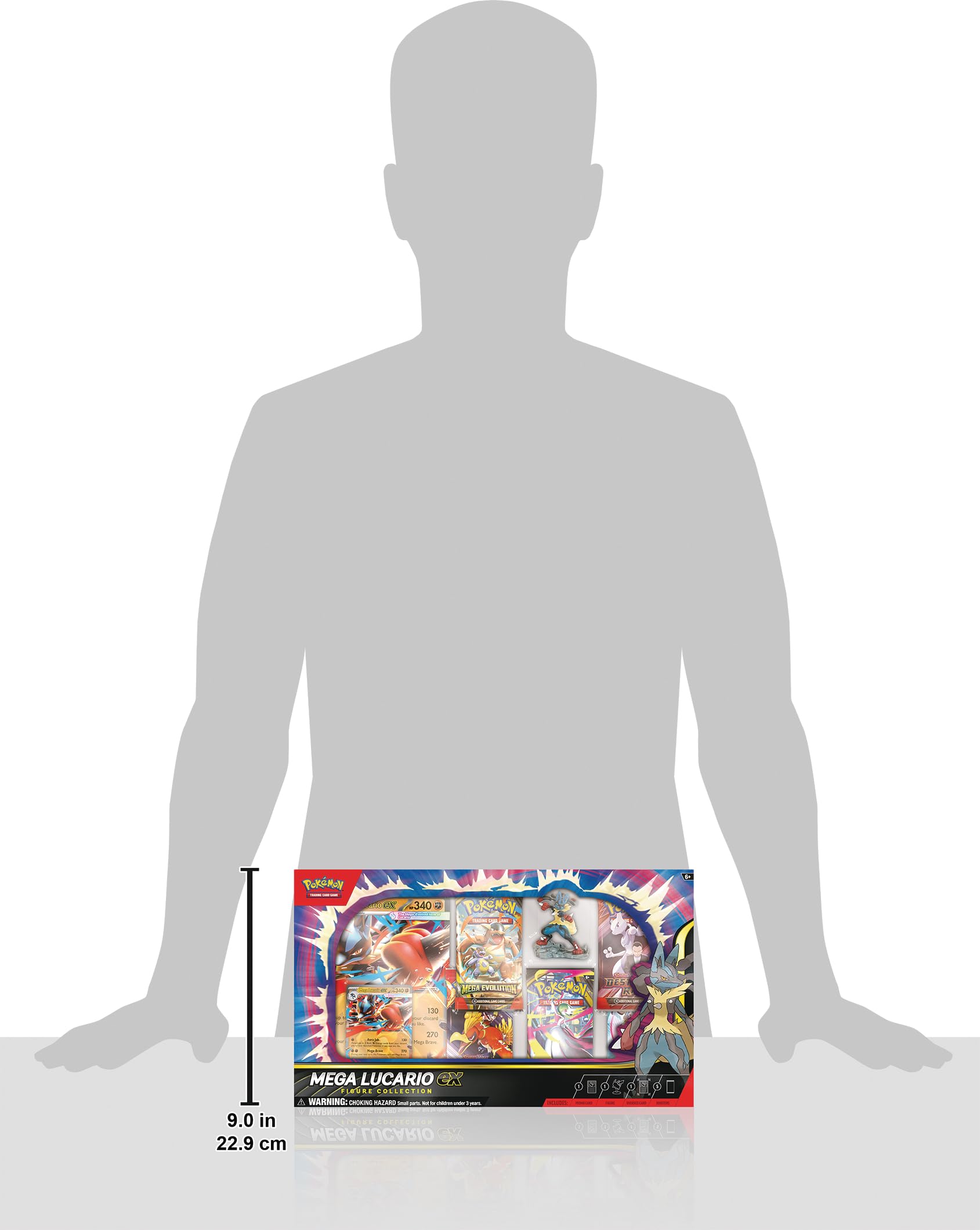 Pokémon TCG: Mega Lucario ex Figure Collection 2