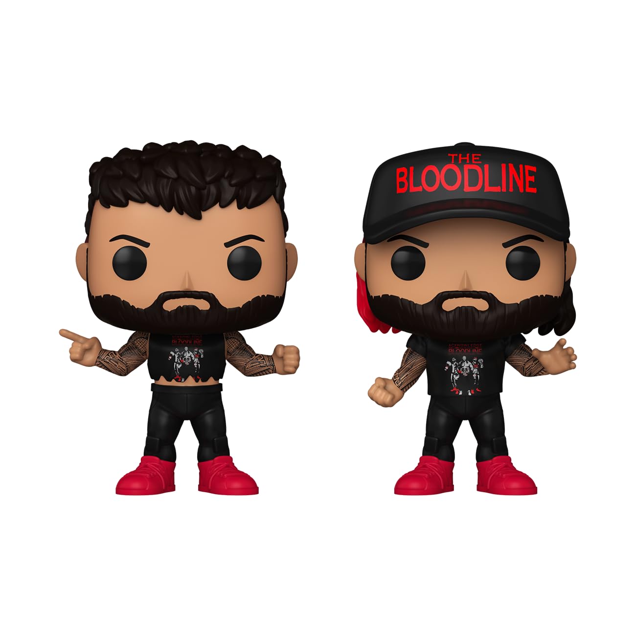 Funko Pop! WWE: Jey Uso - Uso Bros Brothers 2PK Vinyl Figure (72282) 10