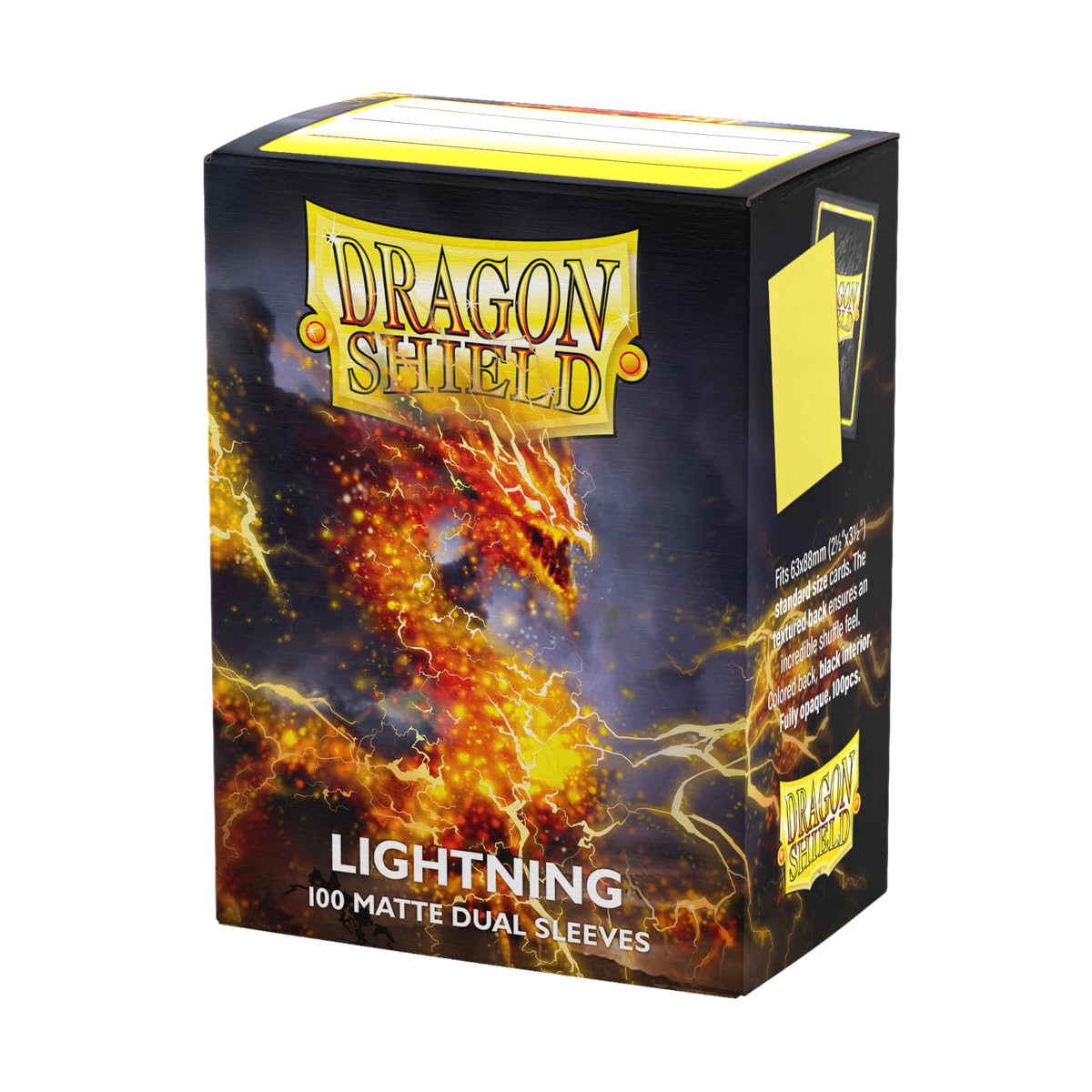 Arcane Tinmen AT-15047 Dragon Shield Dual Matte Sleeves - Clear Front & Textured Matte Back for TCG Cards 3