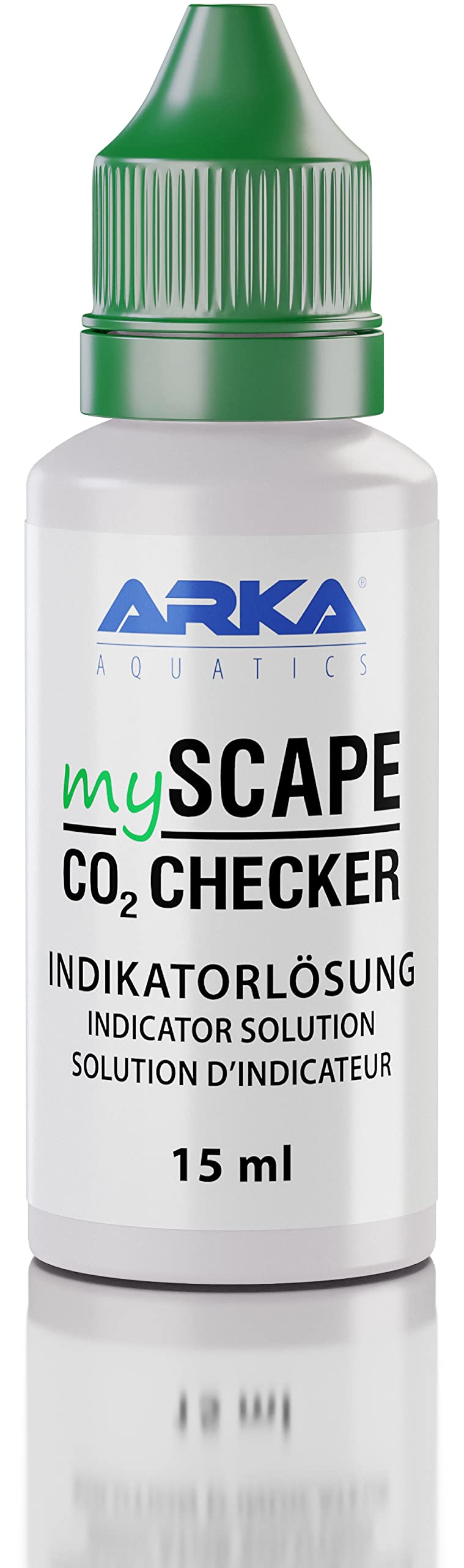 ARKA mySCAPE-CO2 Checker Liquid - 15 ml Indicator Solution for Freshwater Aquarium CO2 Monitoring
