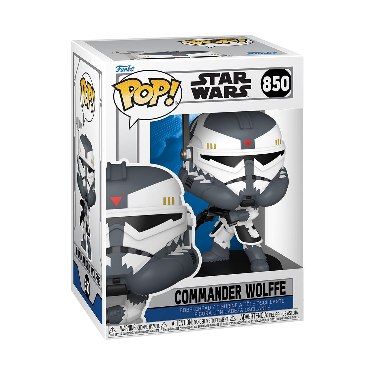 Funko POP! Star Wars: Clone Wars - Commander Wolfe Vinyl Figure | Approx. 3.75 Inches Tall