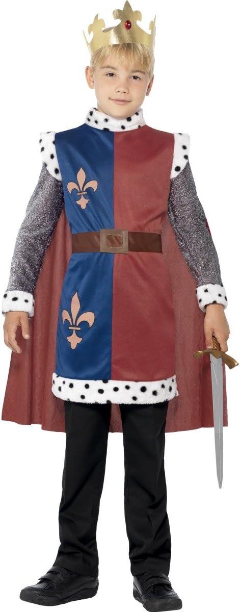 Smiffys King Arthur Costume - Ages 4-6 (44079S)