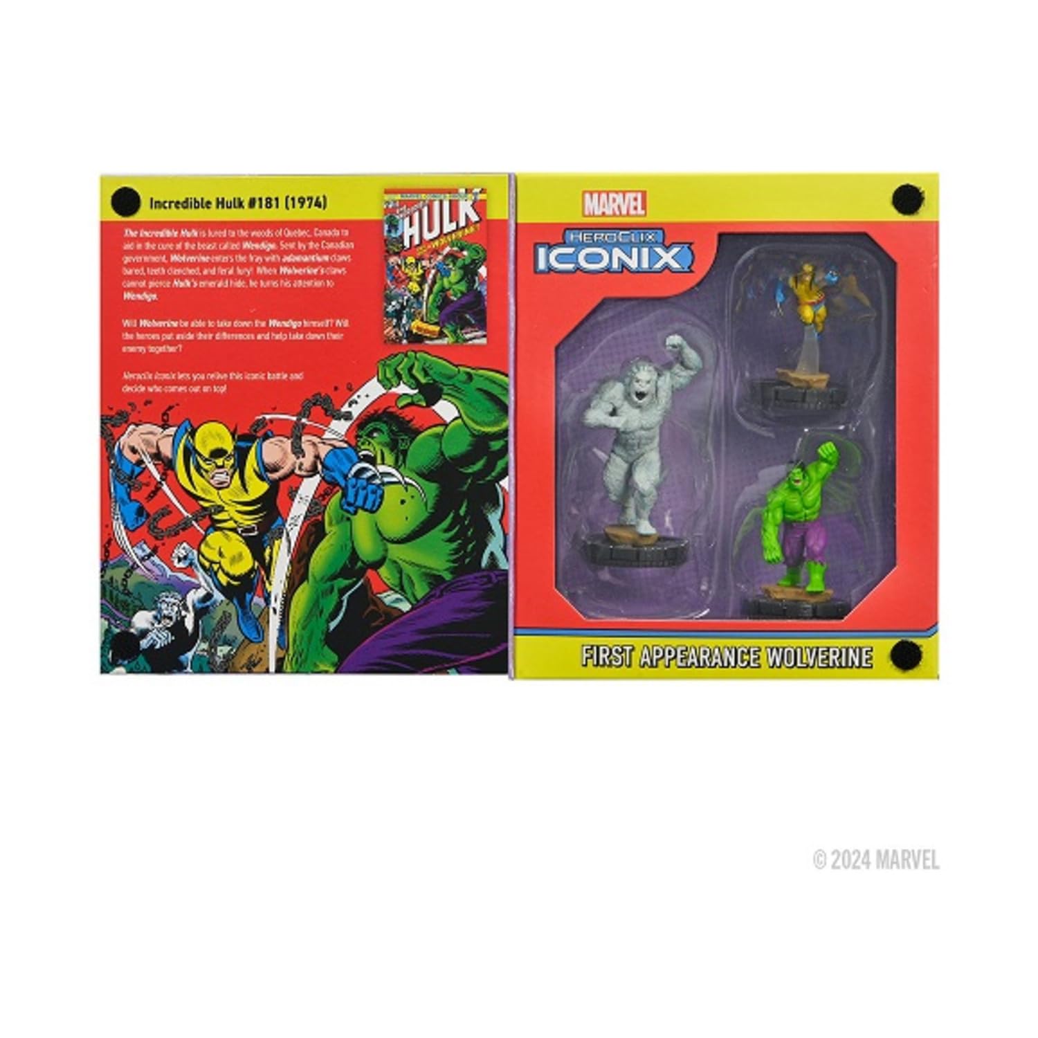 WizKids Marvel HeroClix Iconix: First Appearance Wolverine | Pre-painted Miniature Figure 2