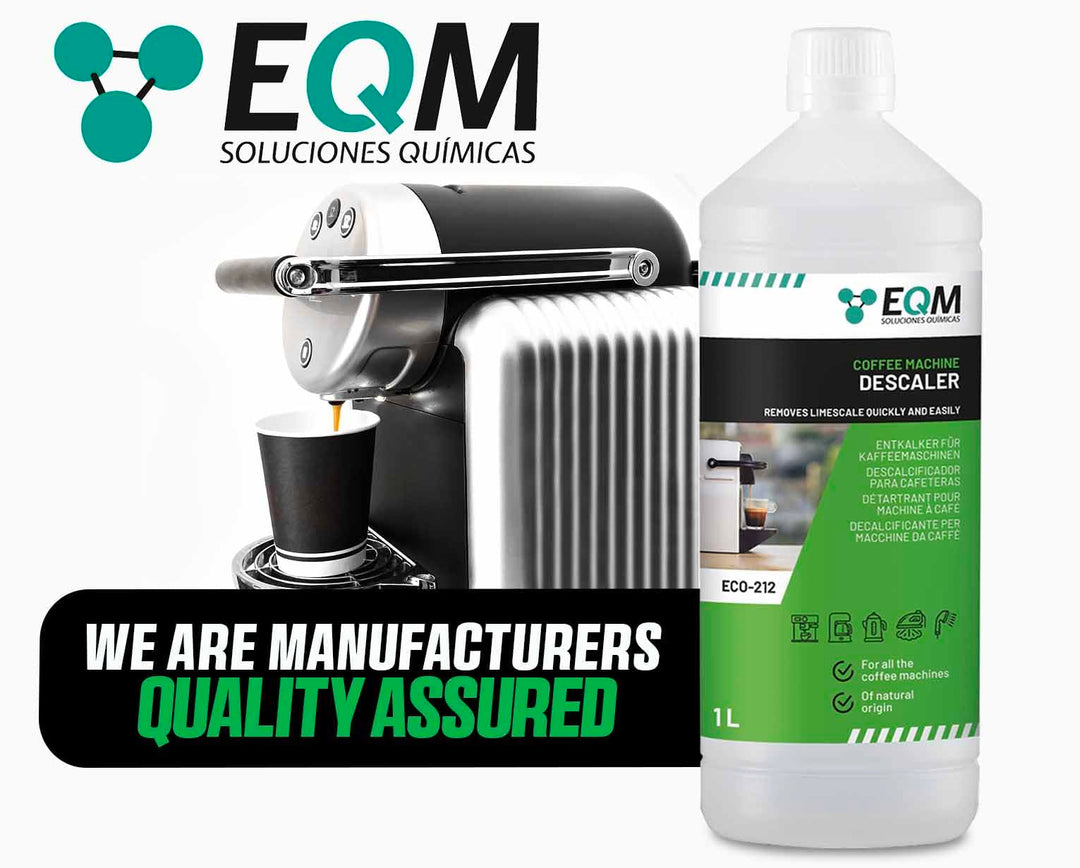 EQM - ECO-212 Coffee Machine Descaler - 1L - 100% Natural Origin with Citric Acid