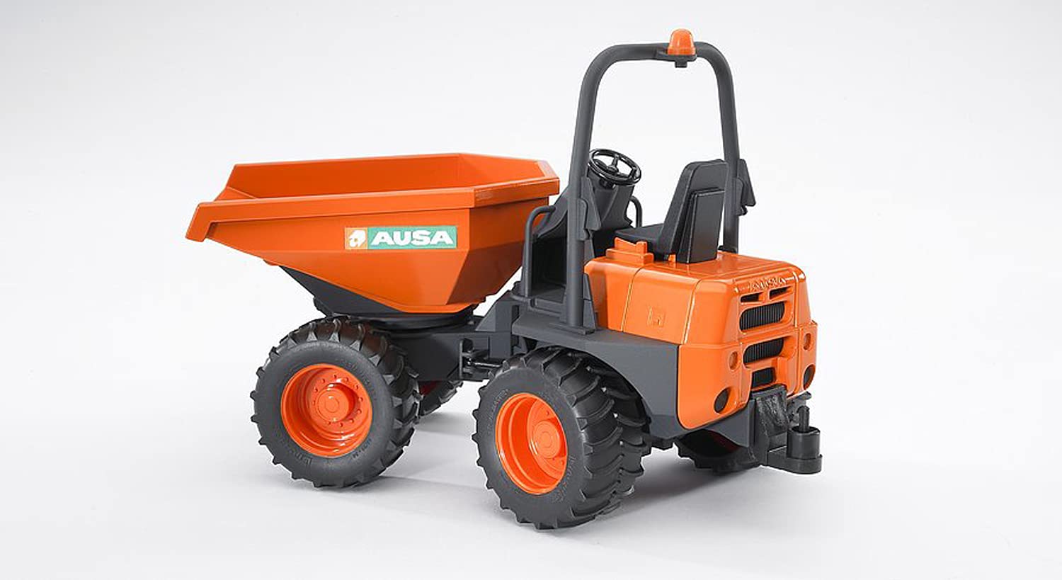 Bruder Ausa Minidumper 1:16 Scale Construction Truck | Orange Plastic | Ages 3+ 2