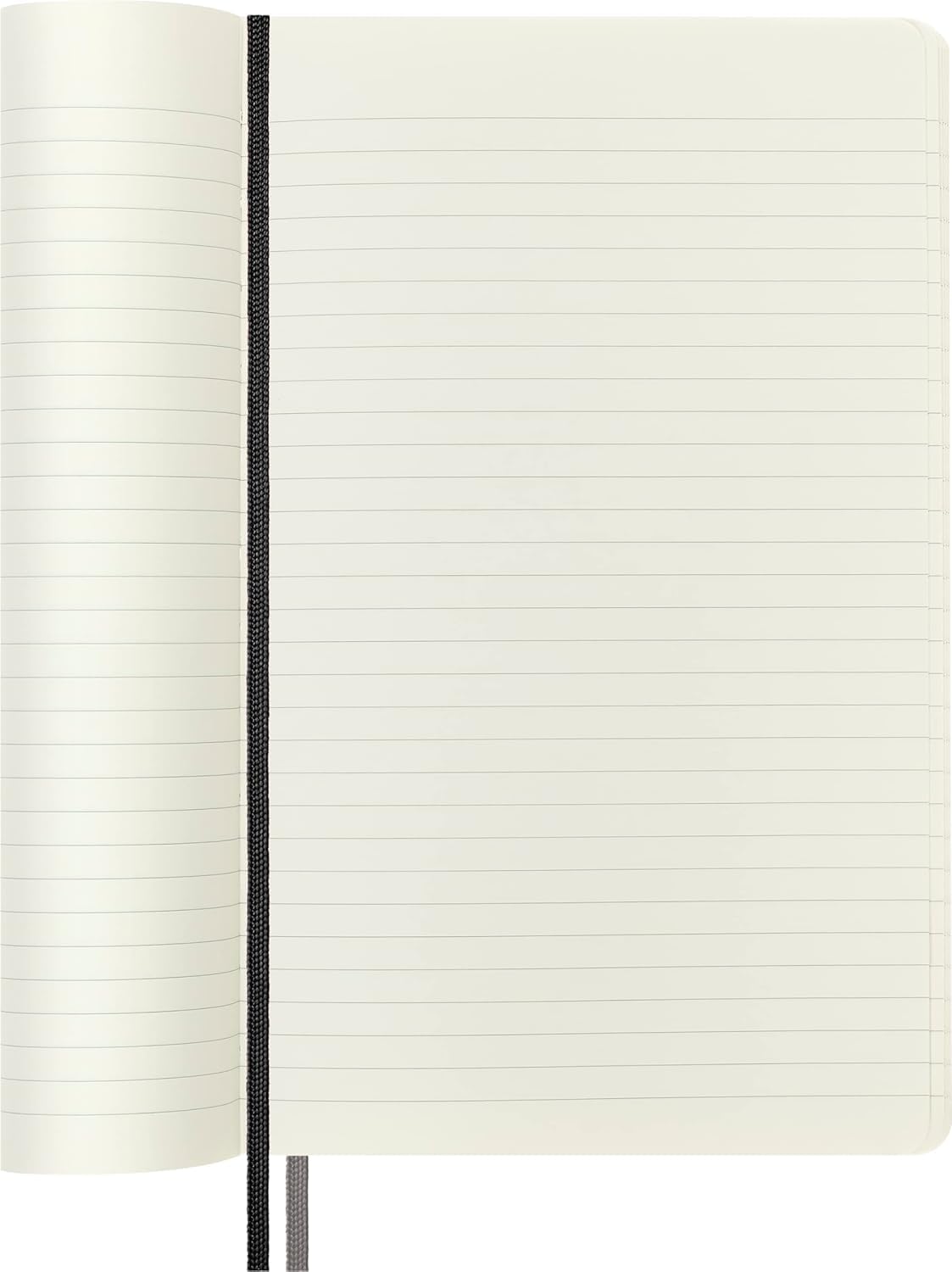Moleskine Classic Expanded Ruled Notebook - Soft Cover, Black, 400 Pages, L Size 6