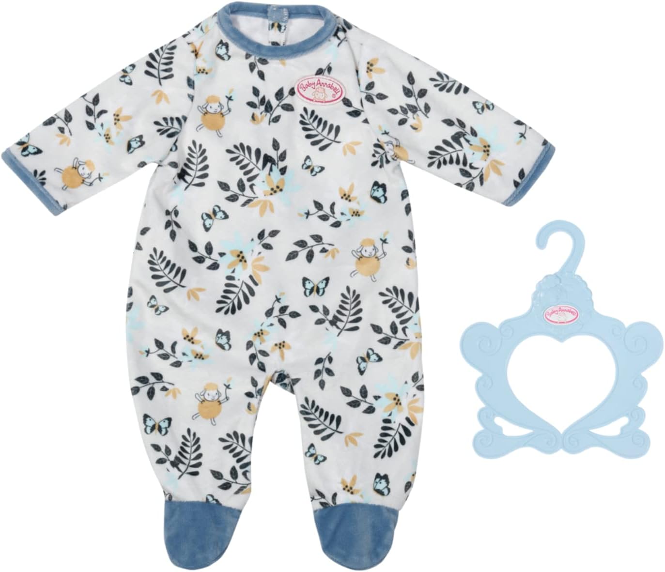 Baby Annabell 706824 Romper Blue - Supersoft Outfit for 43cm Dolls