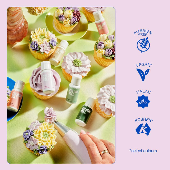 Colour Mill Oil Blend Food Colouring Navy - Oil-Based Baking Colour 20ml
