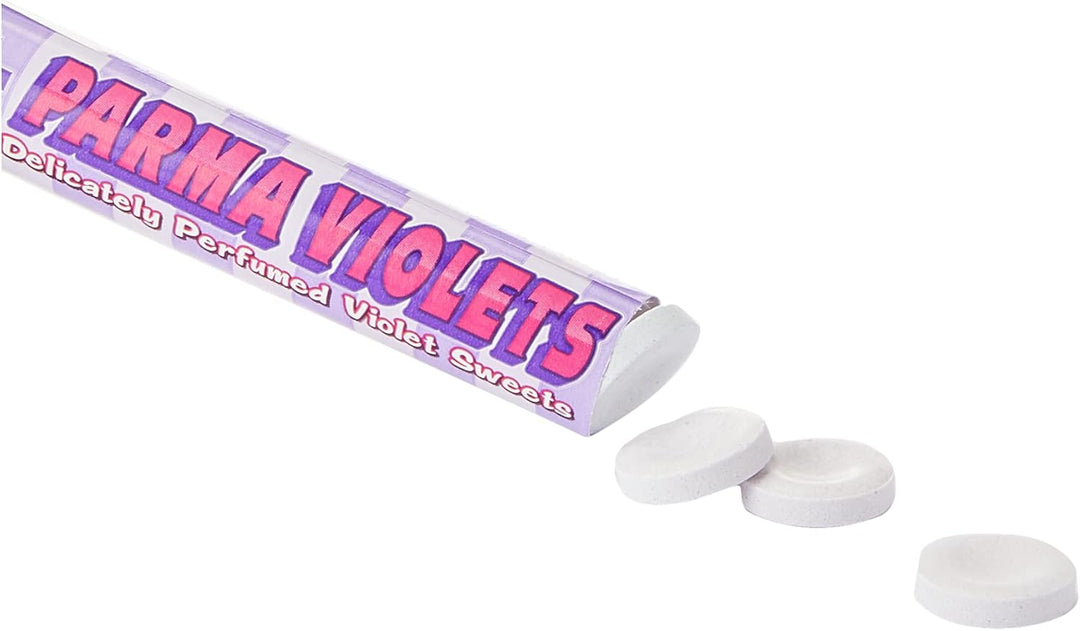 Swizzels Giant Parma Violets 24 Rolls (24 x 40 g) - Vegan-Friendly Retro Sweets Multipack