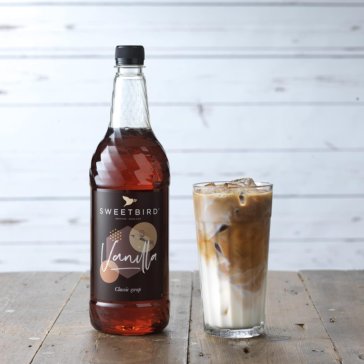 Sweetbird Vanilla Syrup | 1 Litre | Beverage Syrup for Coffee & Drinks 3