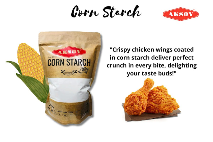 Aksoy - Corn Starch 1.5KG | Pure, Finely Ground, Gluten-Free Thickening Agent for Cooking & Baking