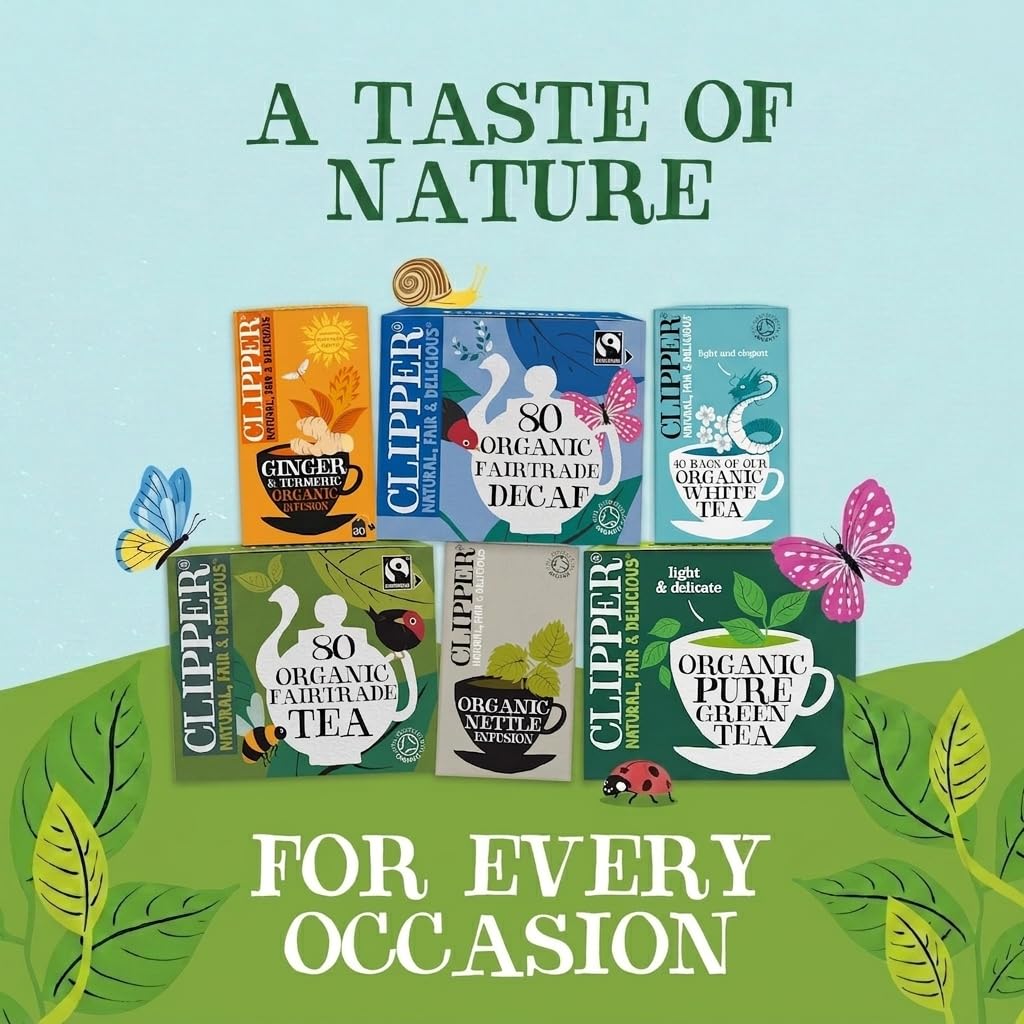 Clipper Organic Sleep Time Herbal Infusions Tea - Chamomile, Lemon Balm & Lavender | 4 x 20 Teabags 7