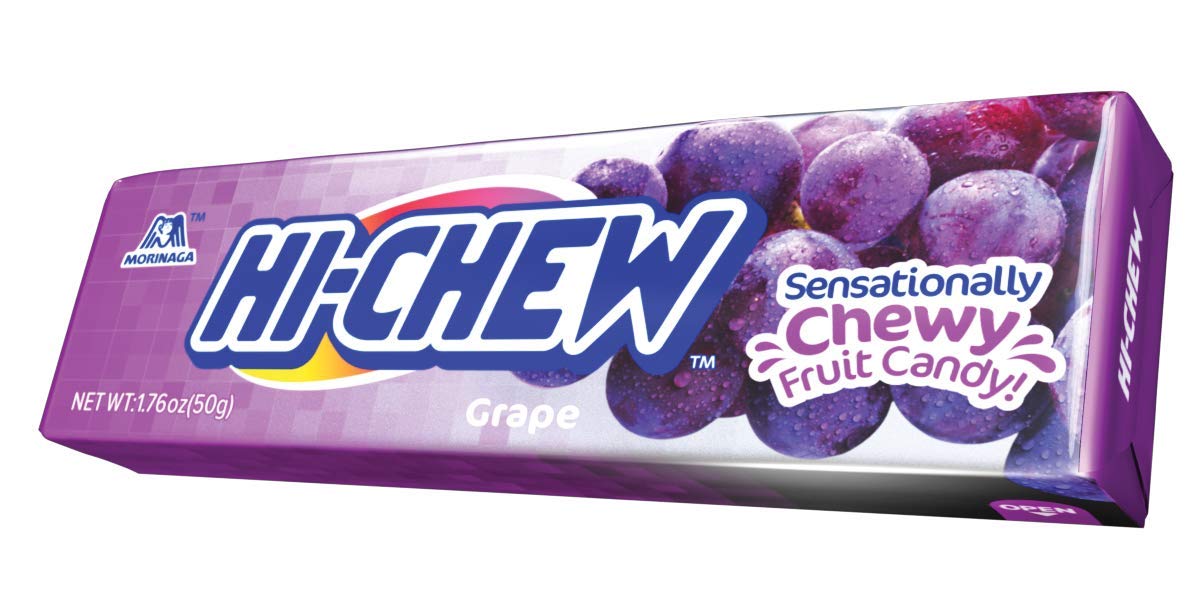 Morinaga Hi-Chew Grape 50g Chewy Fruit Candy - Rich Grape Flavor with Long-Lasting Taste 3