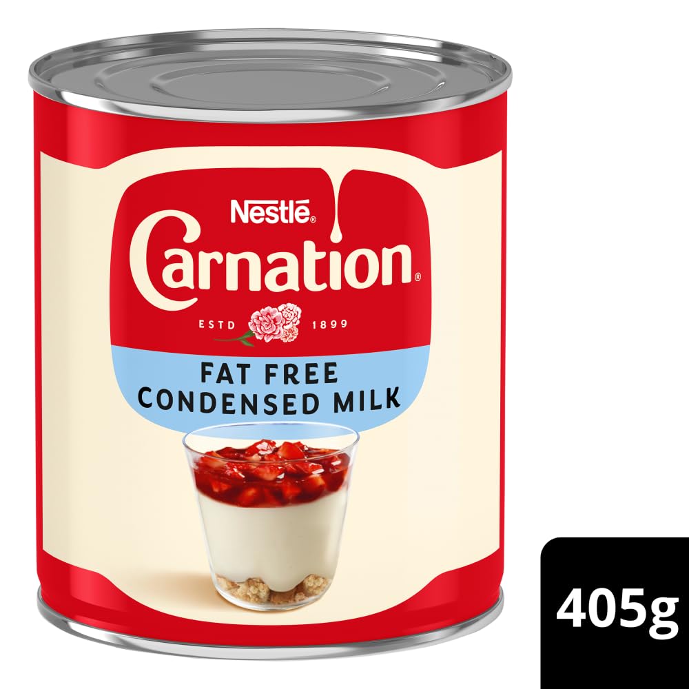 Carnation Fat Free Condensed Milk - 405g Tin | Made with All Natural Ingredients 1