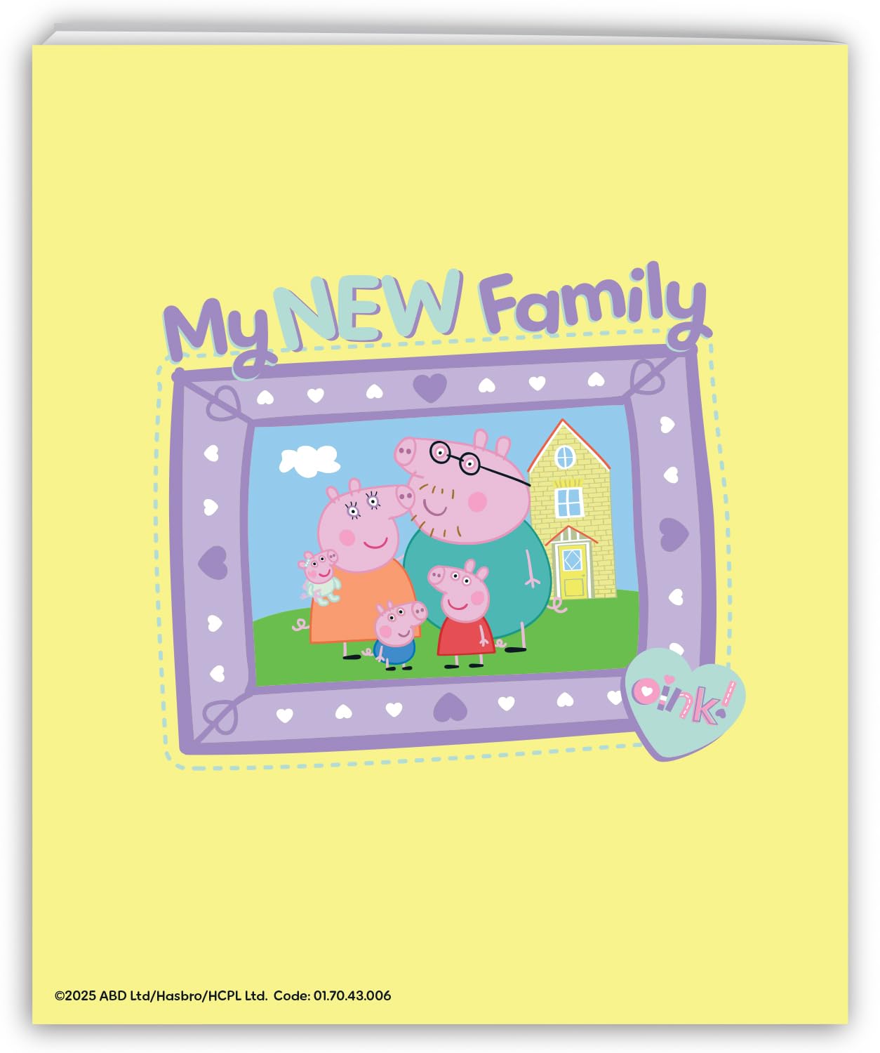 Paper Projects Peppa Pig Family Sticker Collection and Album | Foiled & Glossy Sheets | Pink 4