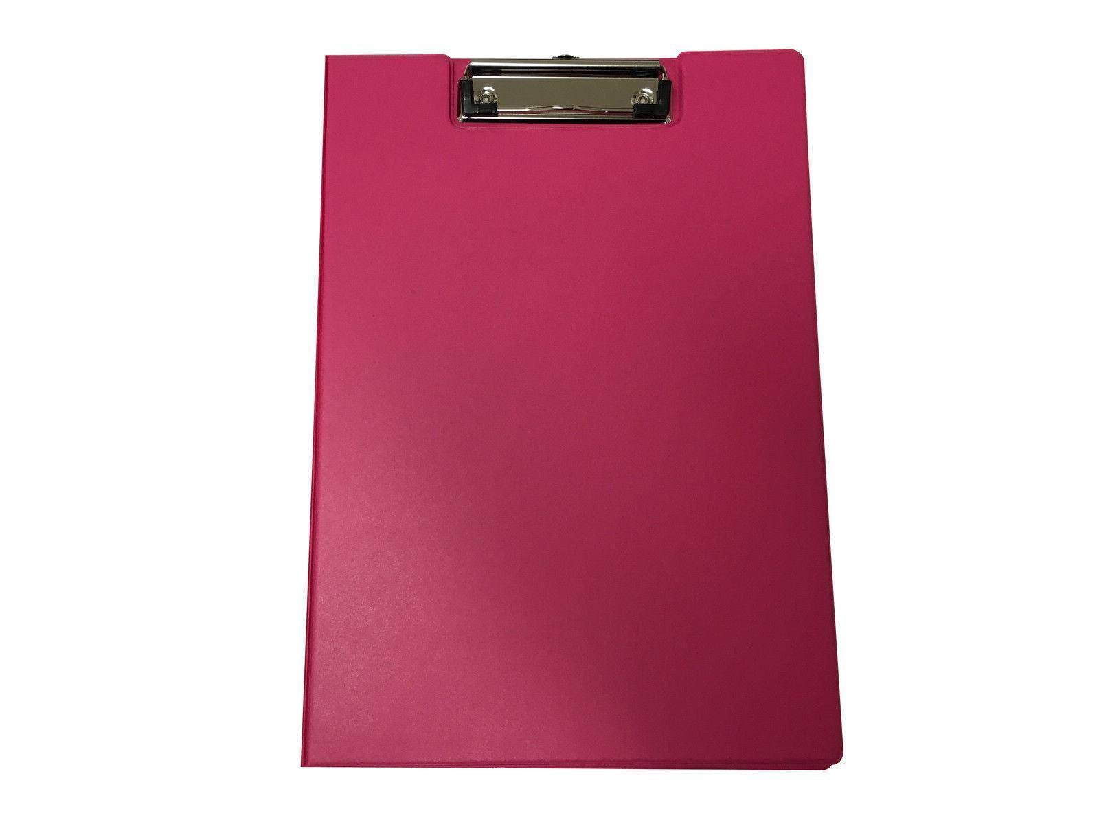 Janrax Pink Foldover Clipboard - A4 Size | 25 Sheet Capacity | PVC Cover 6