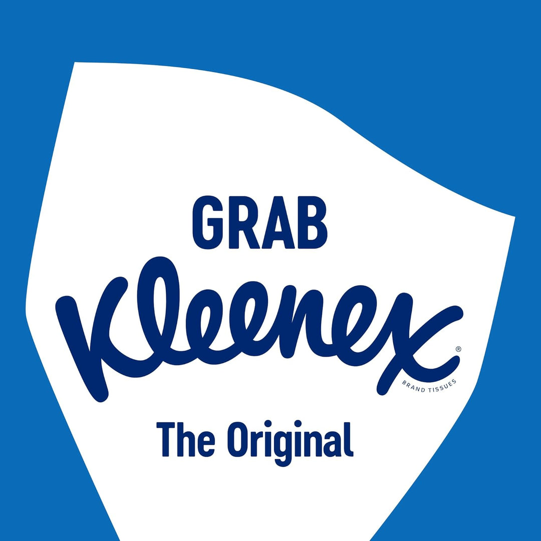 Kleenex Original Facial Tissues - Pack of 12 Boxes (768 Tissues) - Soft & Strong 3-Ply Tissues with Touch of Cotton