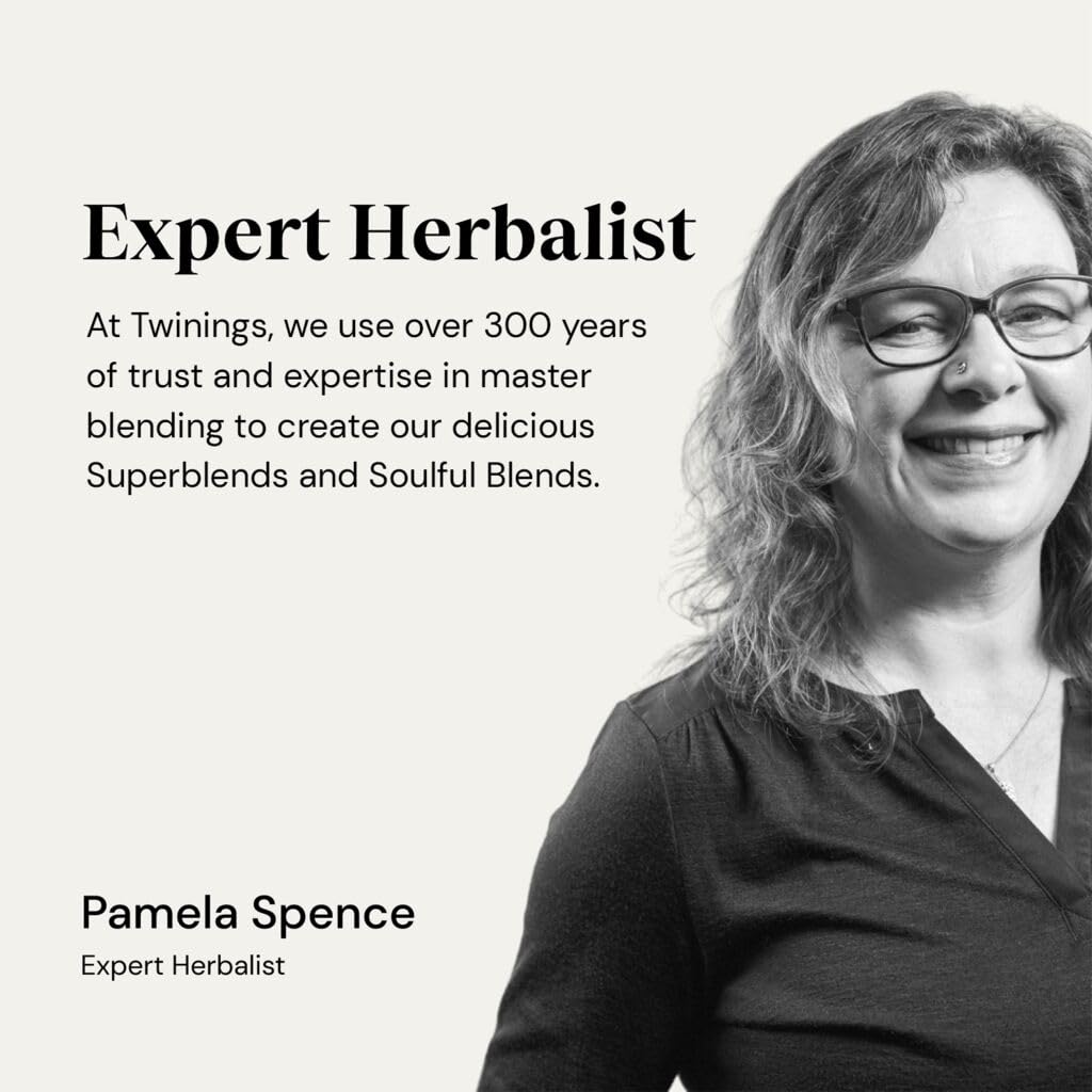 Twinings Happy Birthday Superblends Collection Gift Box - 40 Tea Bags, 8 Premium Green & Herbal Infusions 4