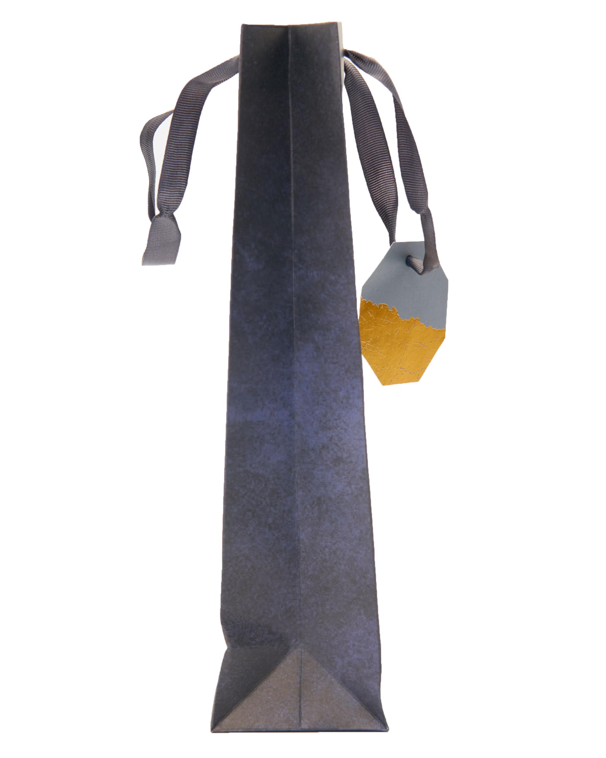 UK Greetings Bottle Gift Bag - Black Graphite Design for Him/Her/Friend | 13.3 x 32.7 x 8.3 cm 4