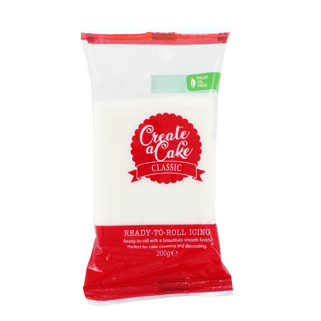 Create A Cake - Ready to Roll Icing White Fondant Sugar Paste 200g