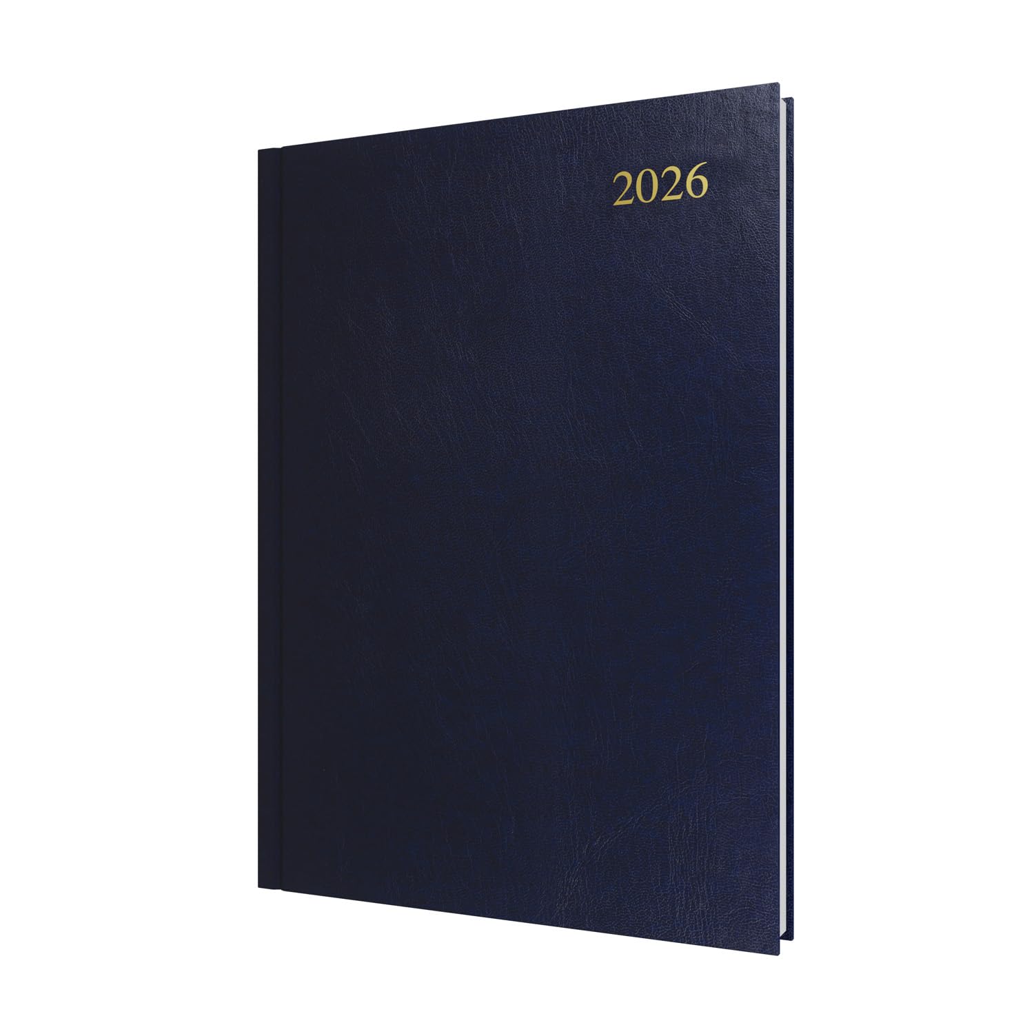 Collins Essential 2026 Appointment Book - Day-to-Page Layout | A4 Dark Blue Hard Cover 1